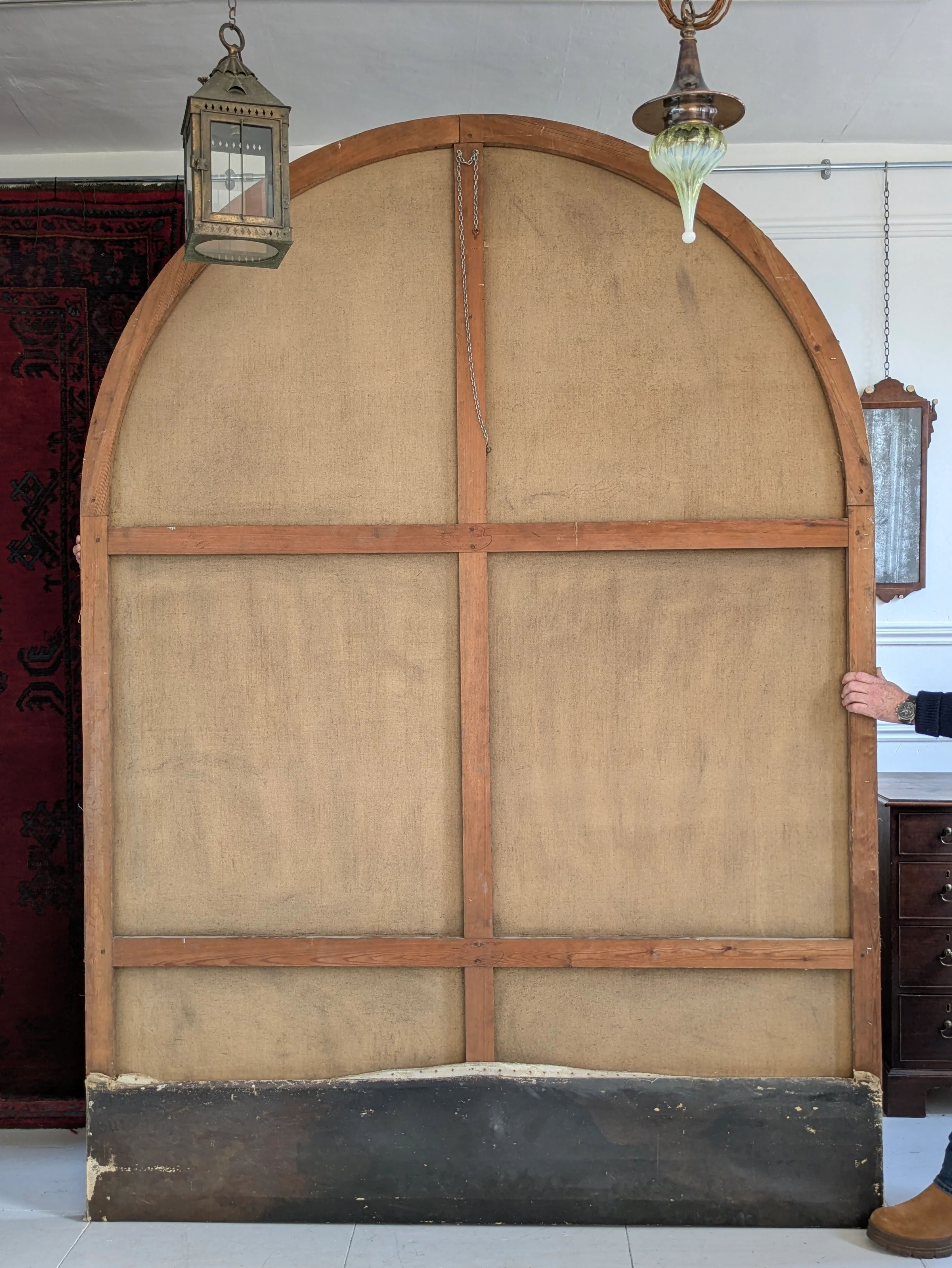 A Large 19th Century Religious Oil on Canvas - Image 10