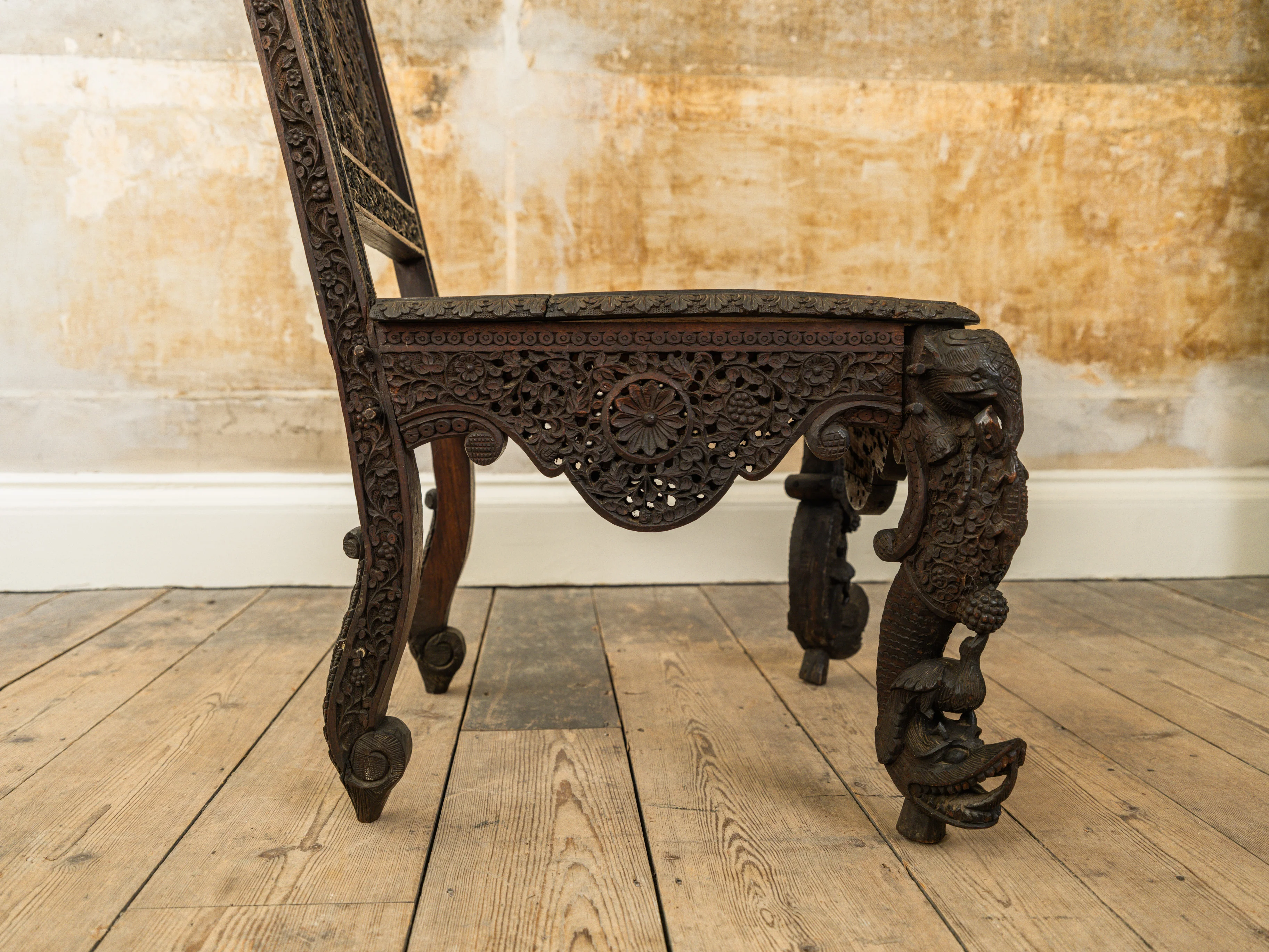 A 19th Century Anglo-Indian Side Chair - Image 19