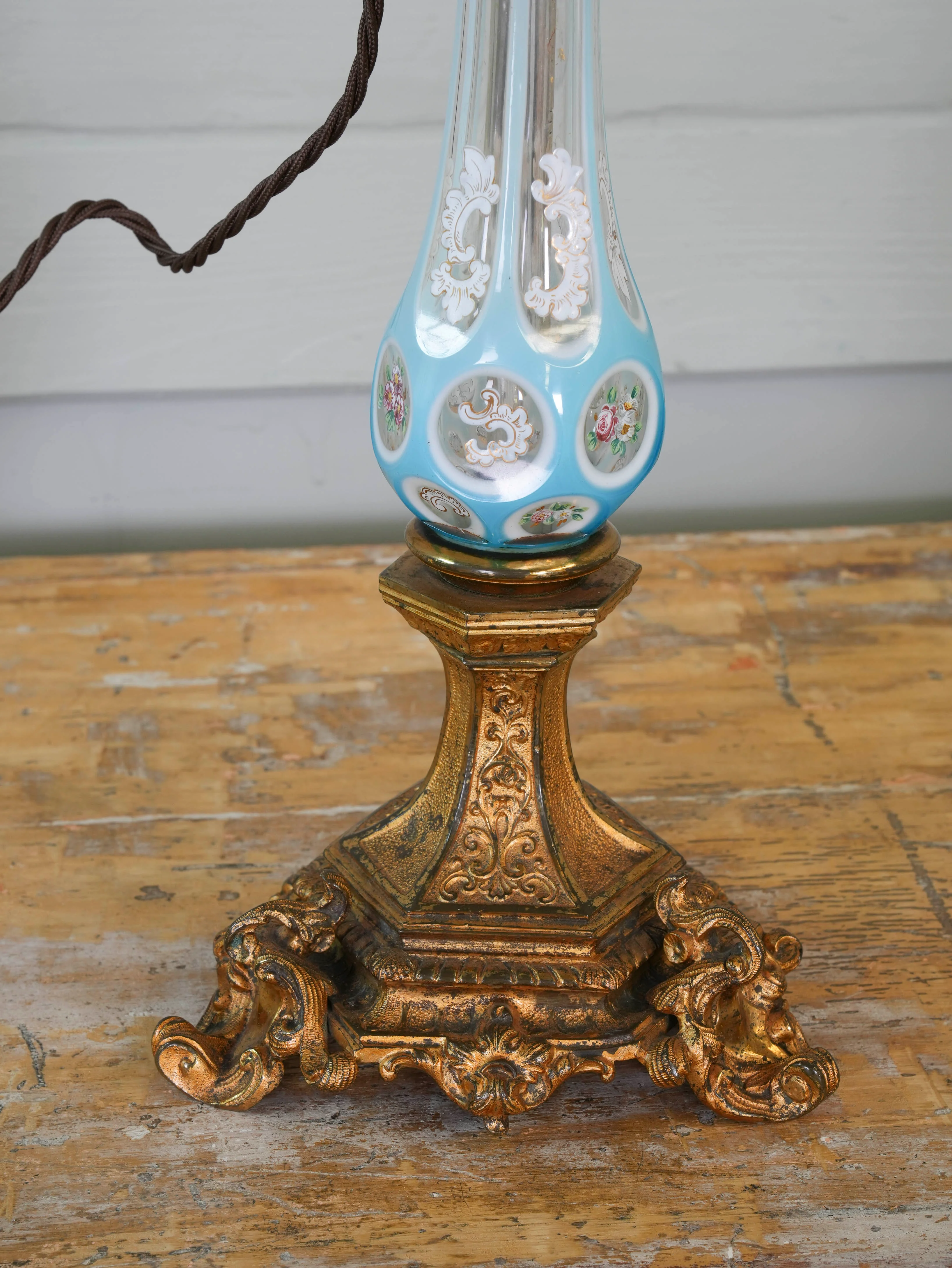 A Diminutive William IV Table Lamp - Image 4