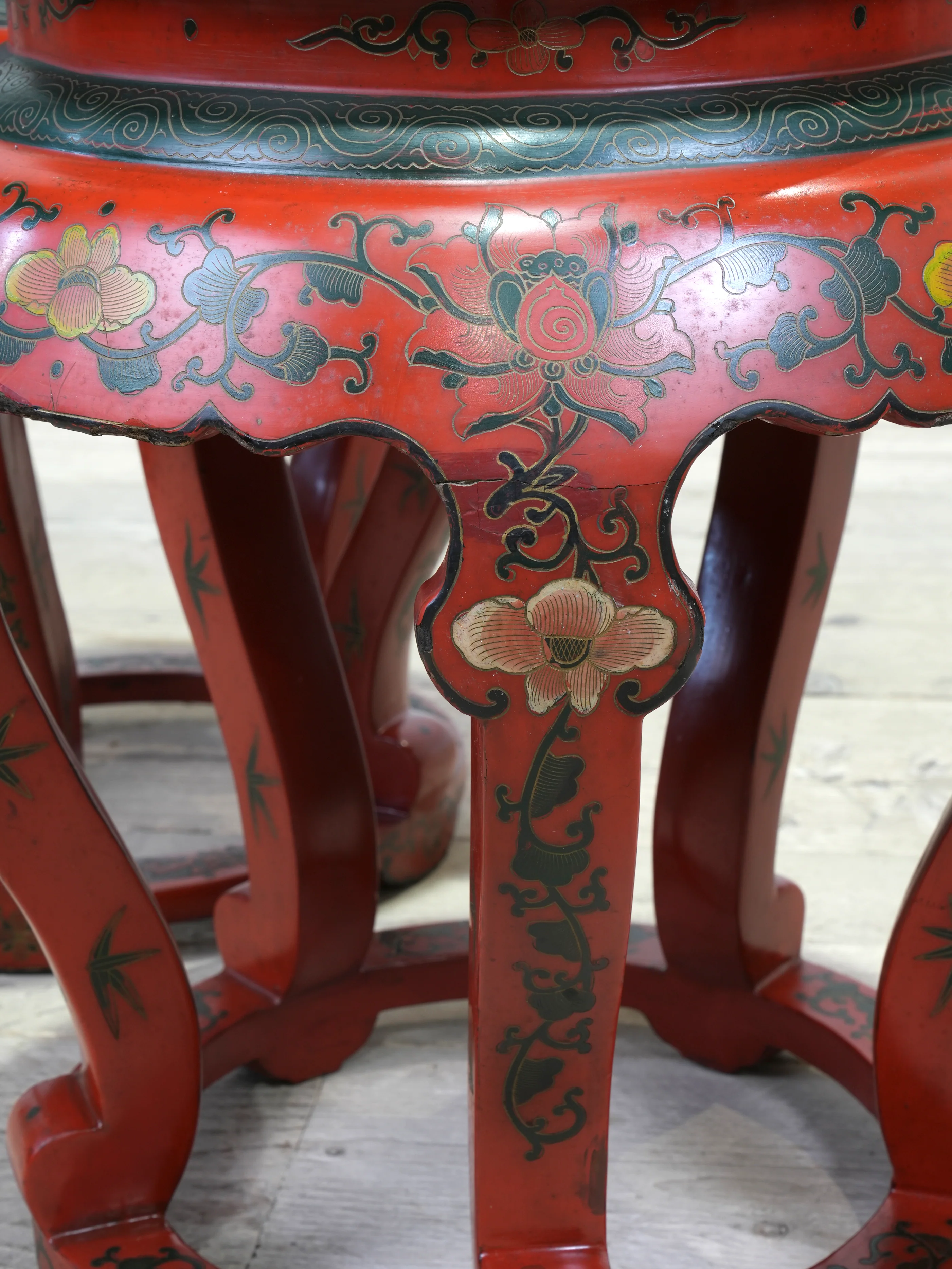 A Pair of Chinoiserie Tables - Image 6