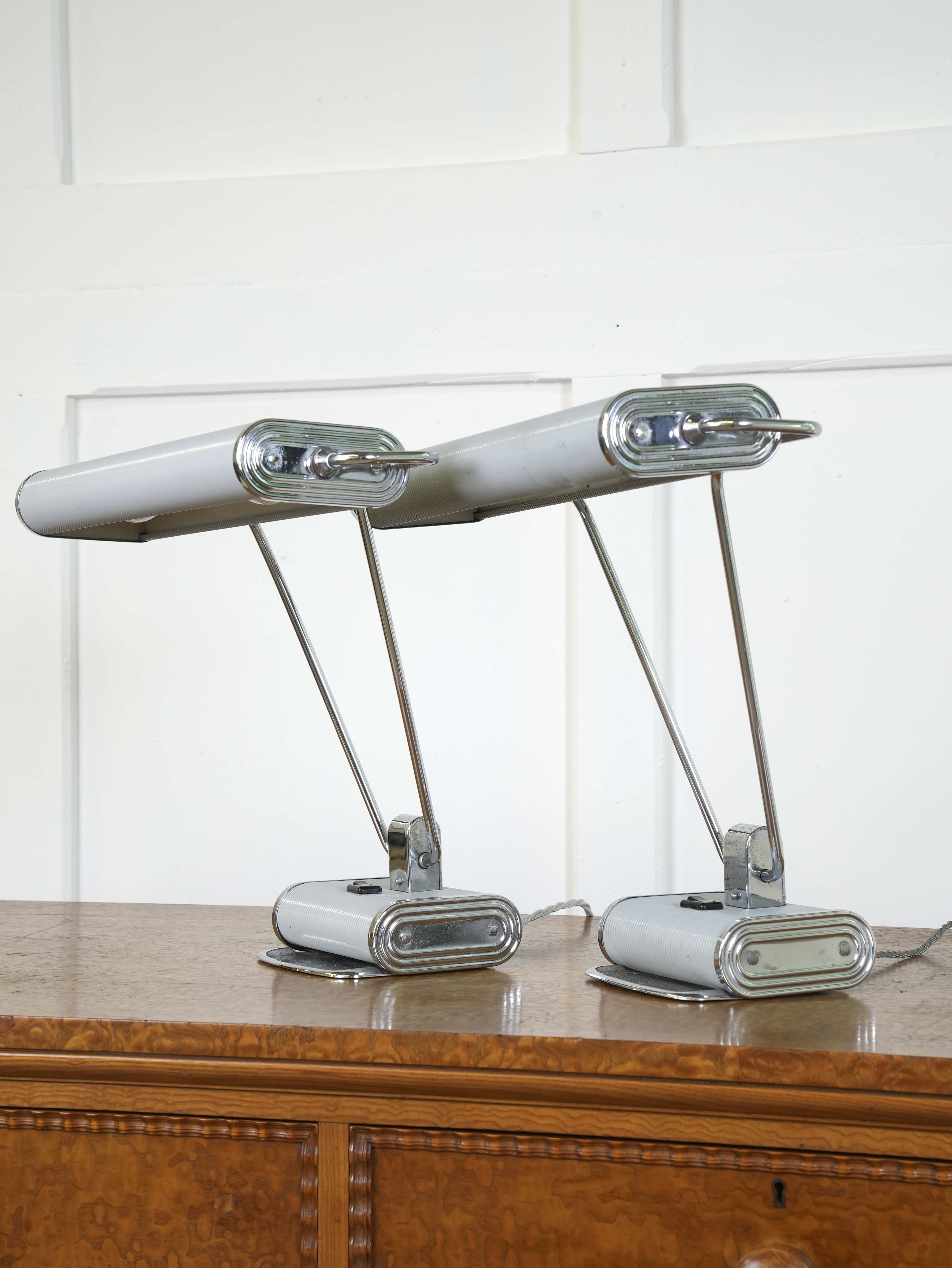 A Pair of Eileen Gray Desk Lamps - Image 3