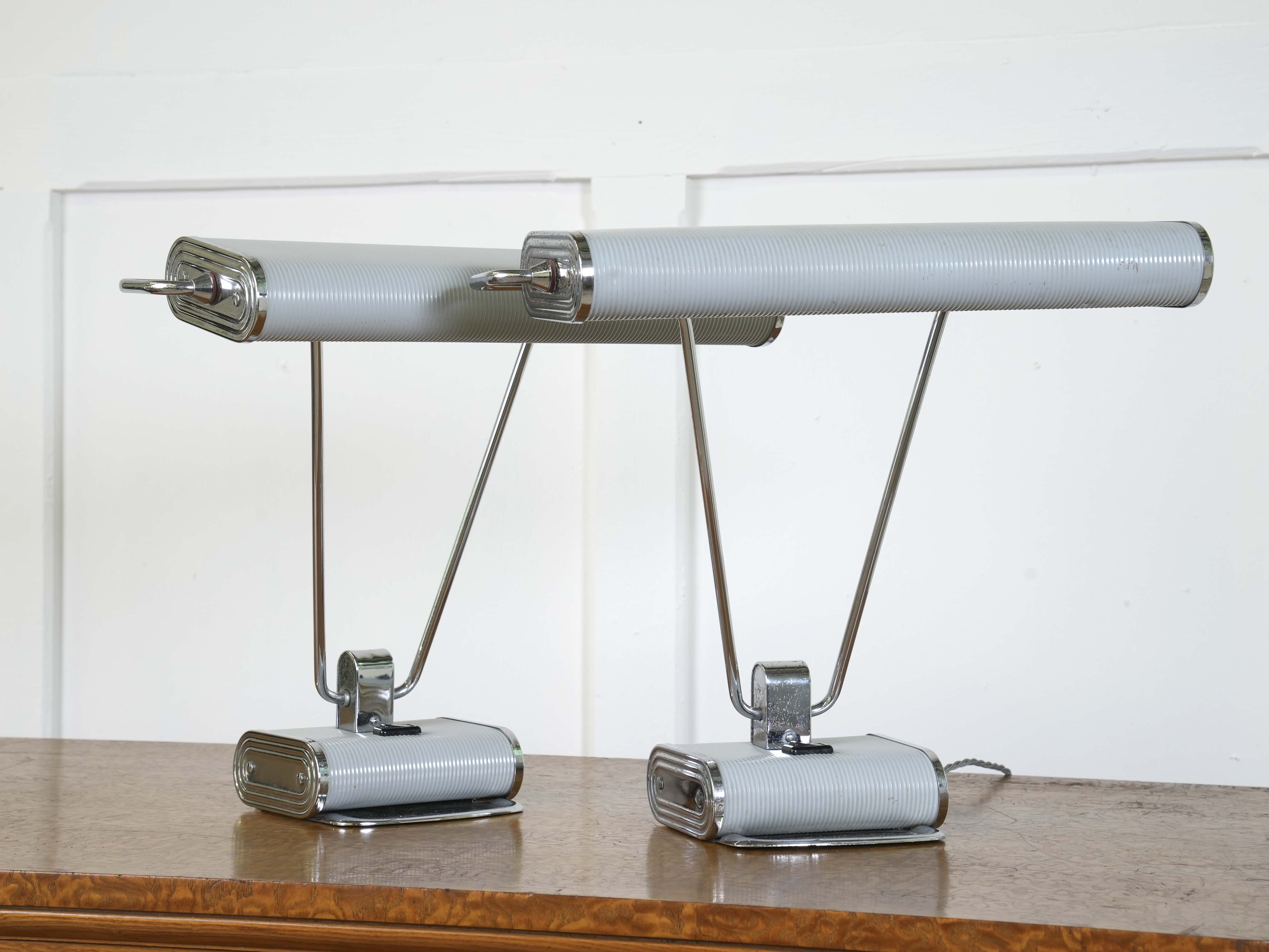 A Pair of Eileen Gray Desk Lamps - Image 4