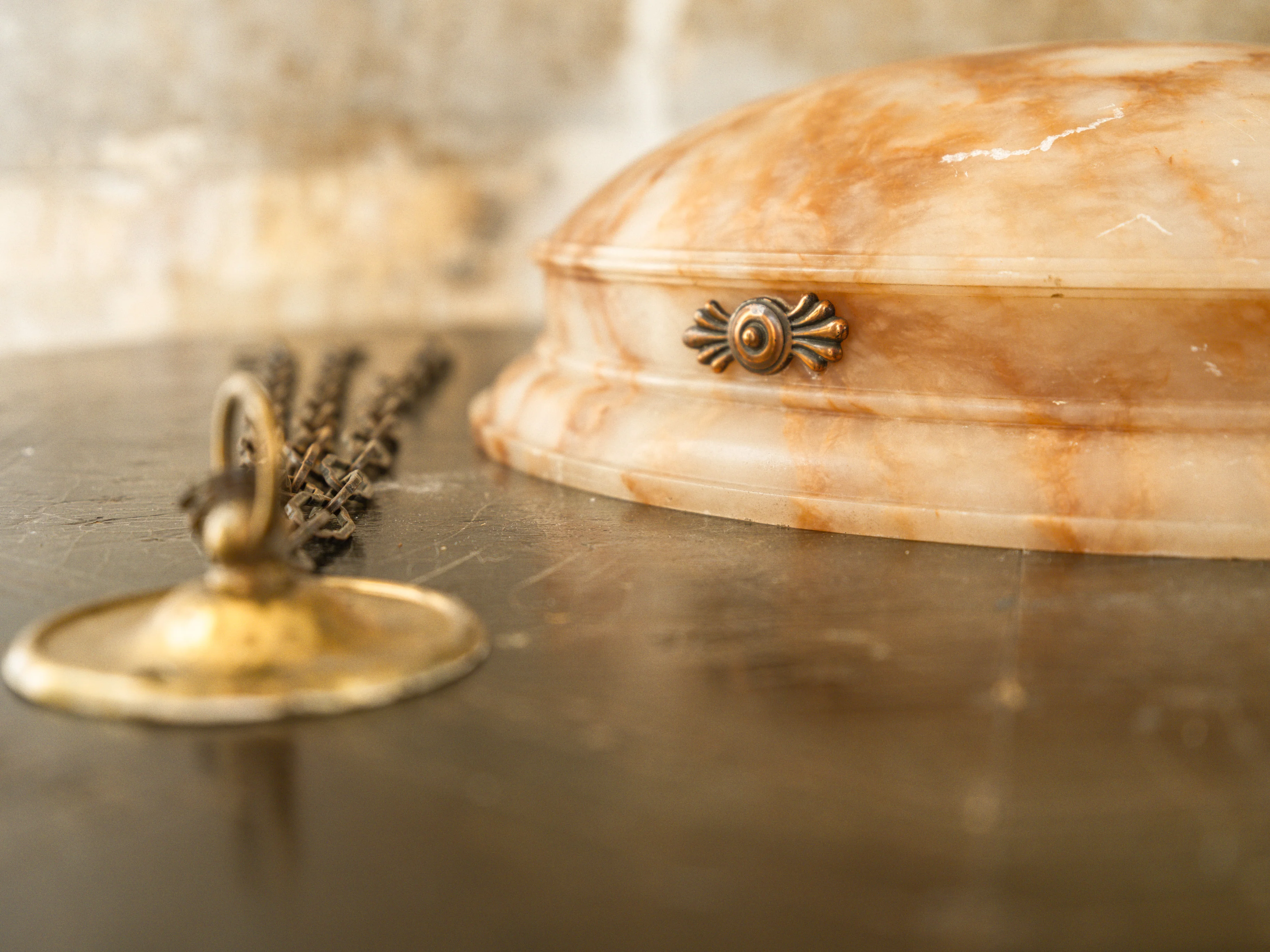 An Alabaster Dish Light - Image 14