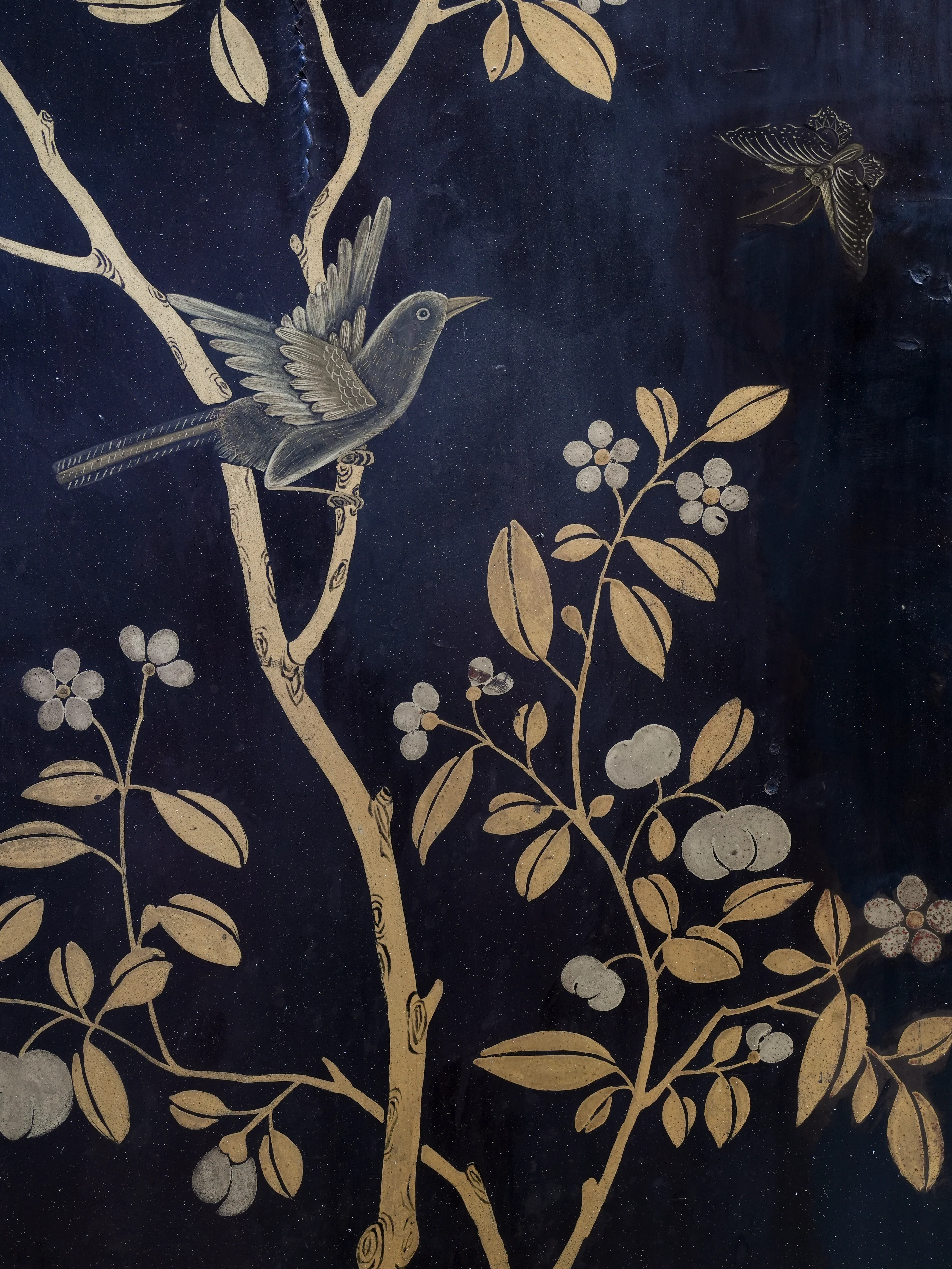 A Regency Eight-Fold Lacquered Room Screen - Image 18