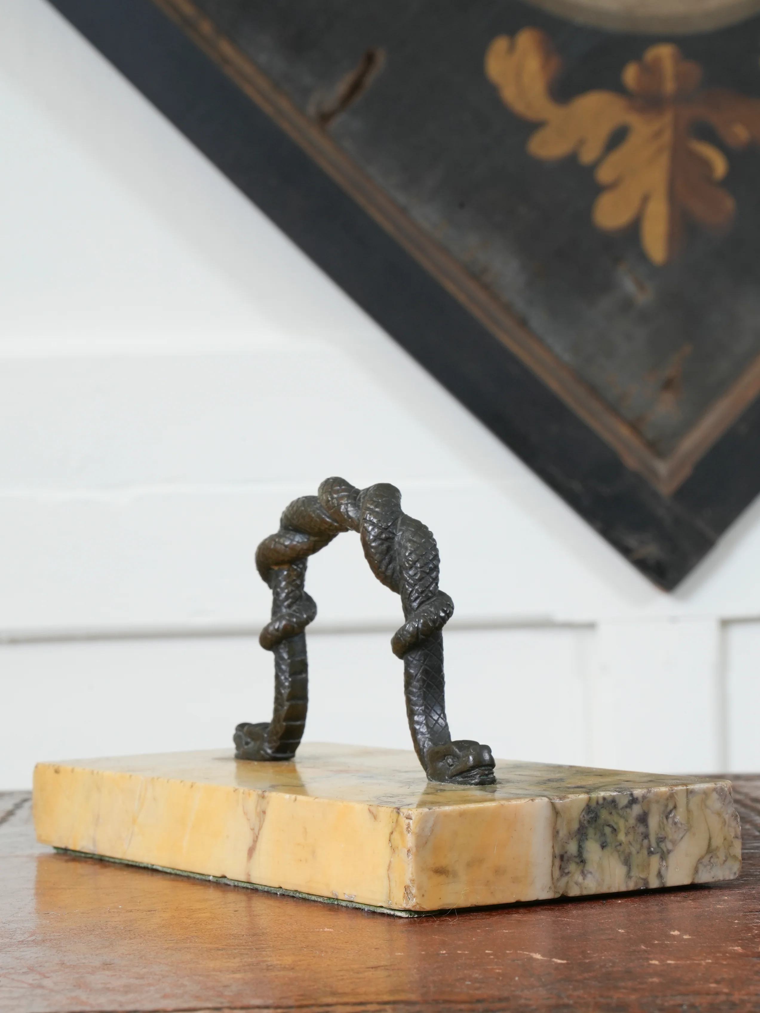 A 19th Century Marble & Bronze Paperweight - Image 4