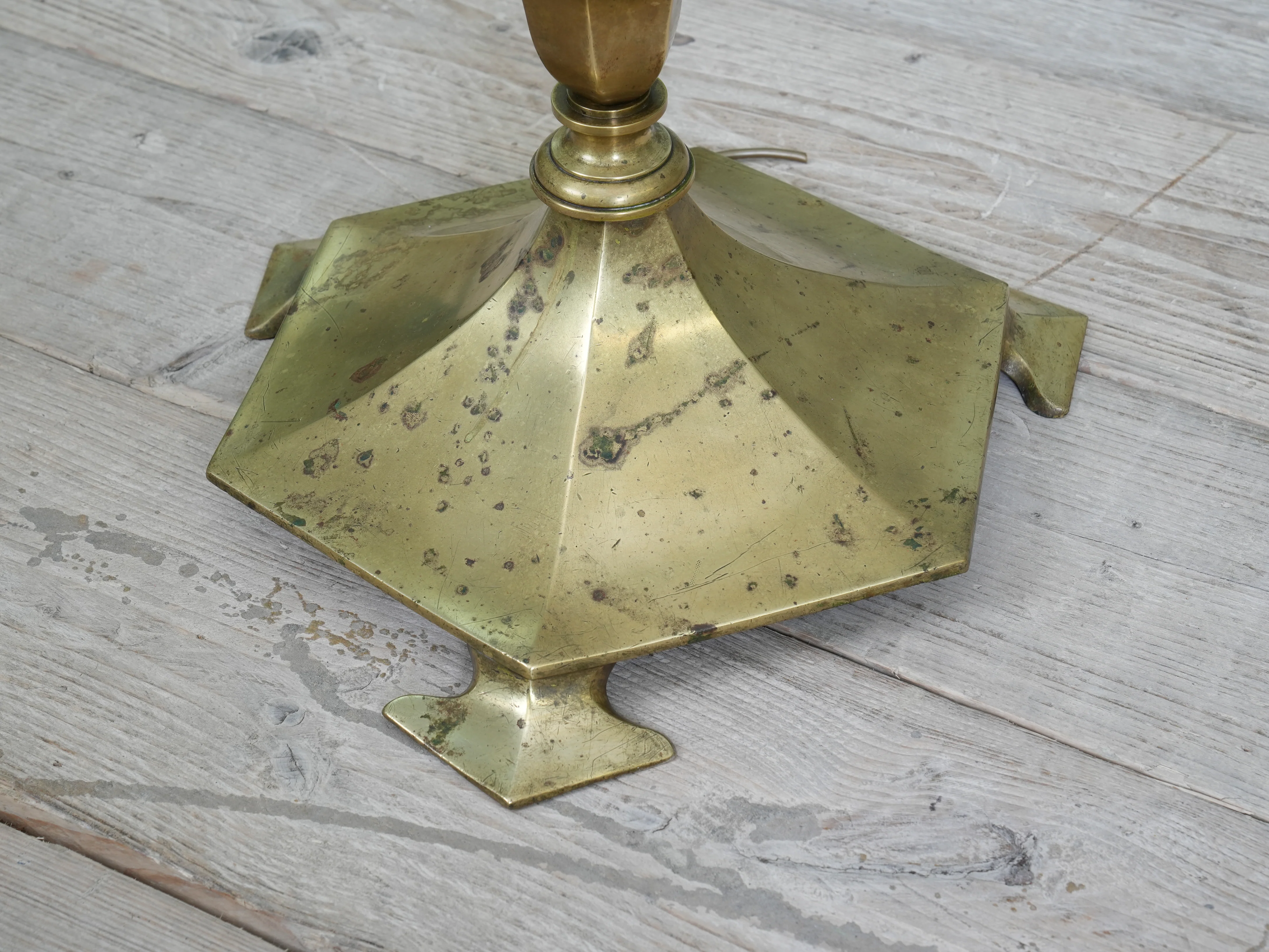A Brass Floor Lamp by Faraday - Image 3