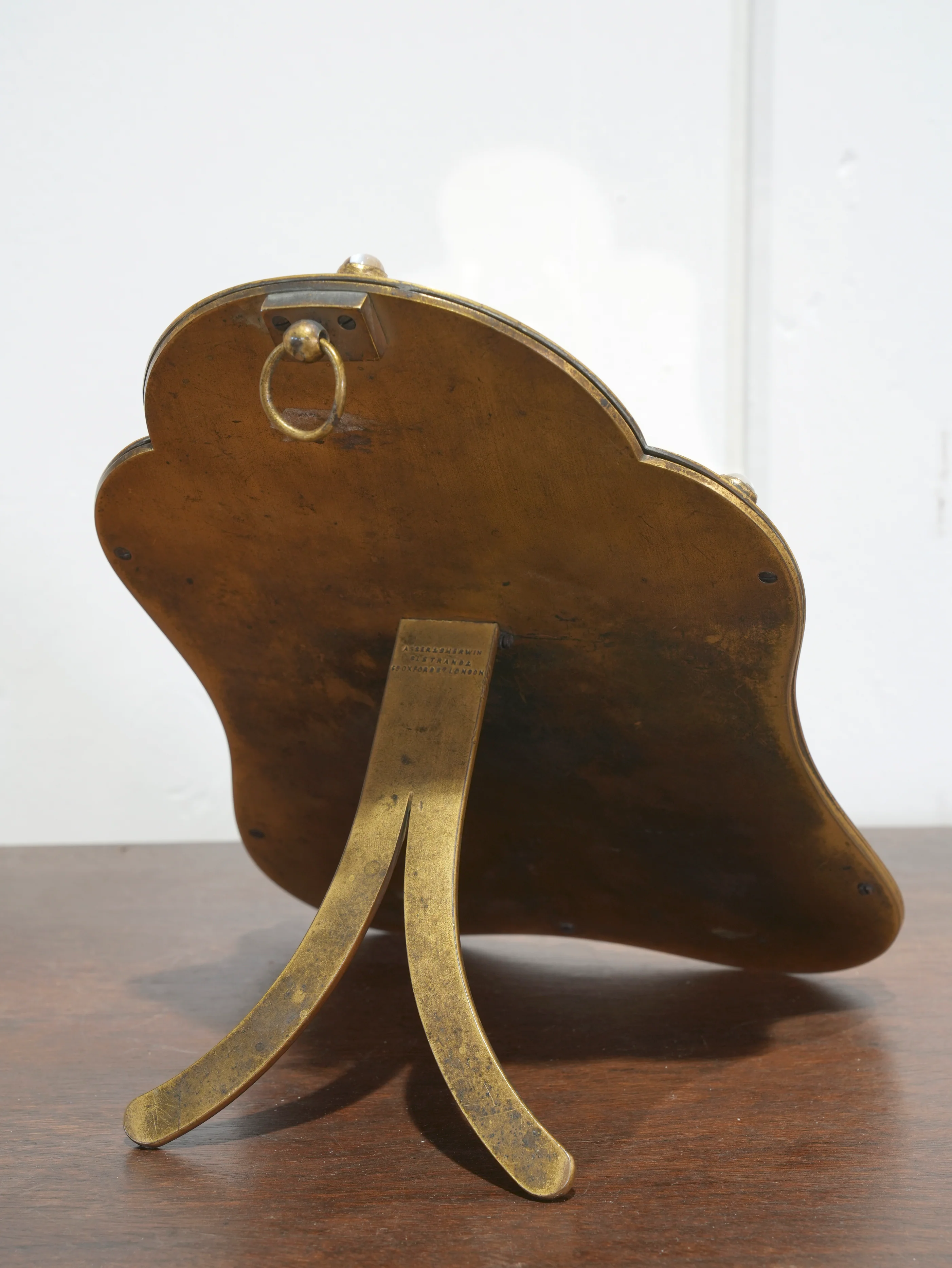 A 19th Century Brass Dressing Table Mirror - Image 6