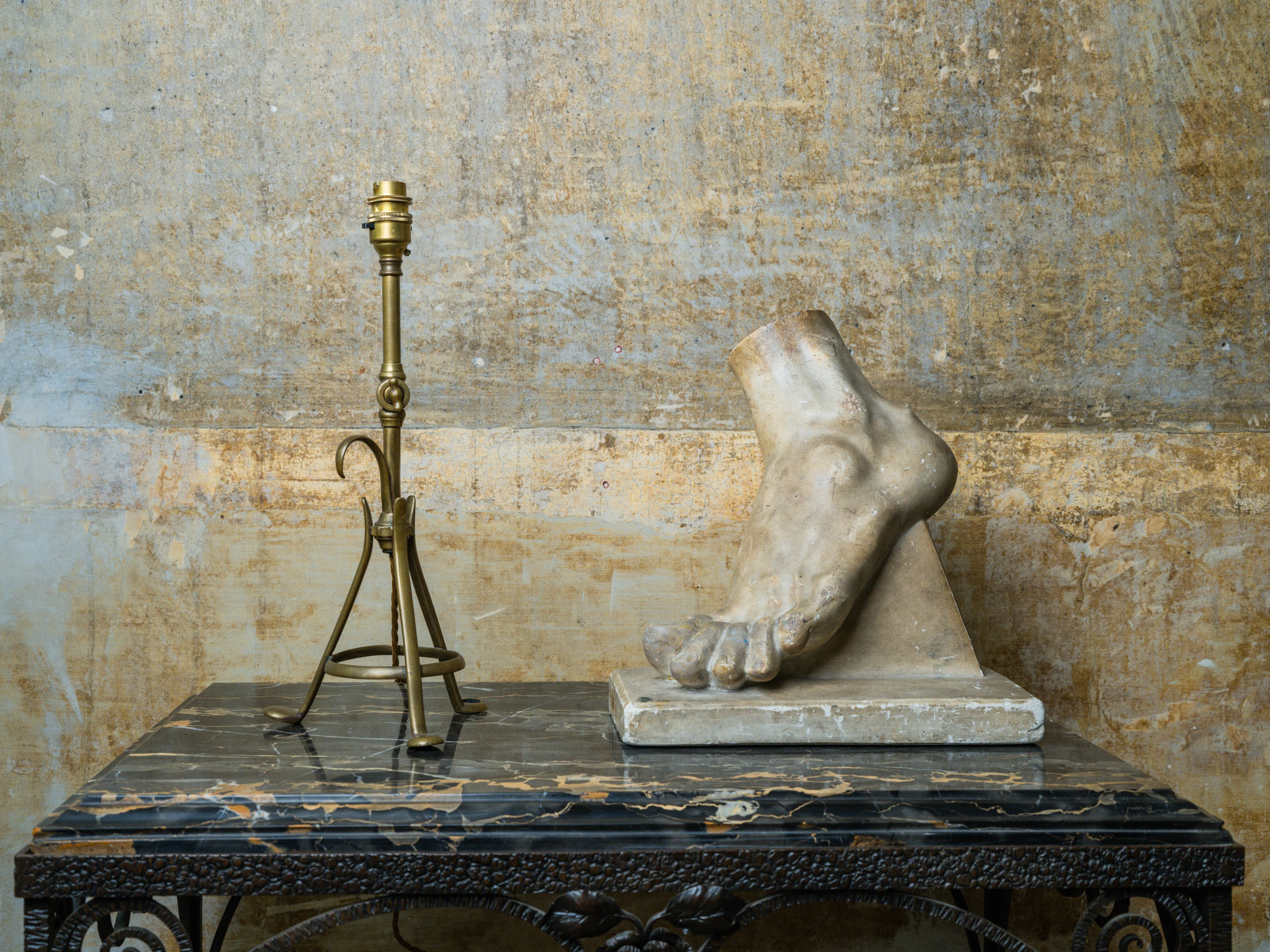 An Adjustable Brass W A S Benson Table Lamp - Image 10