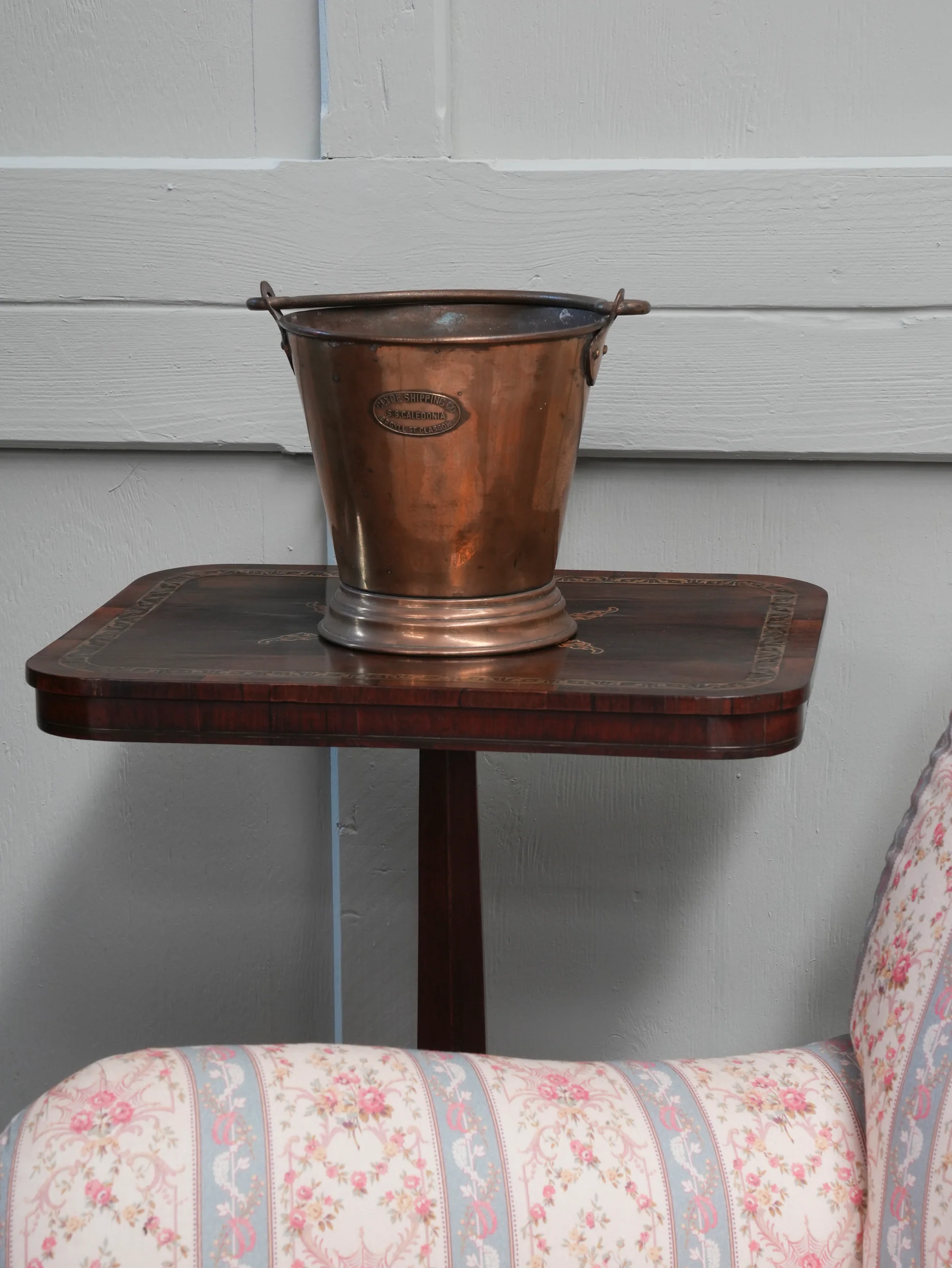 A Brass "S.S. Caledonia" Bucket - Image 9