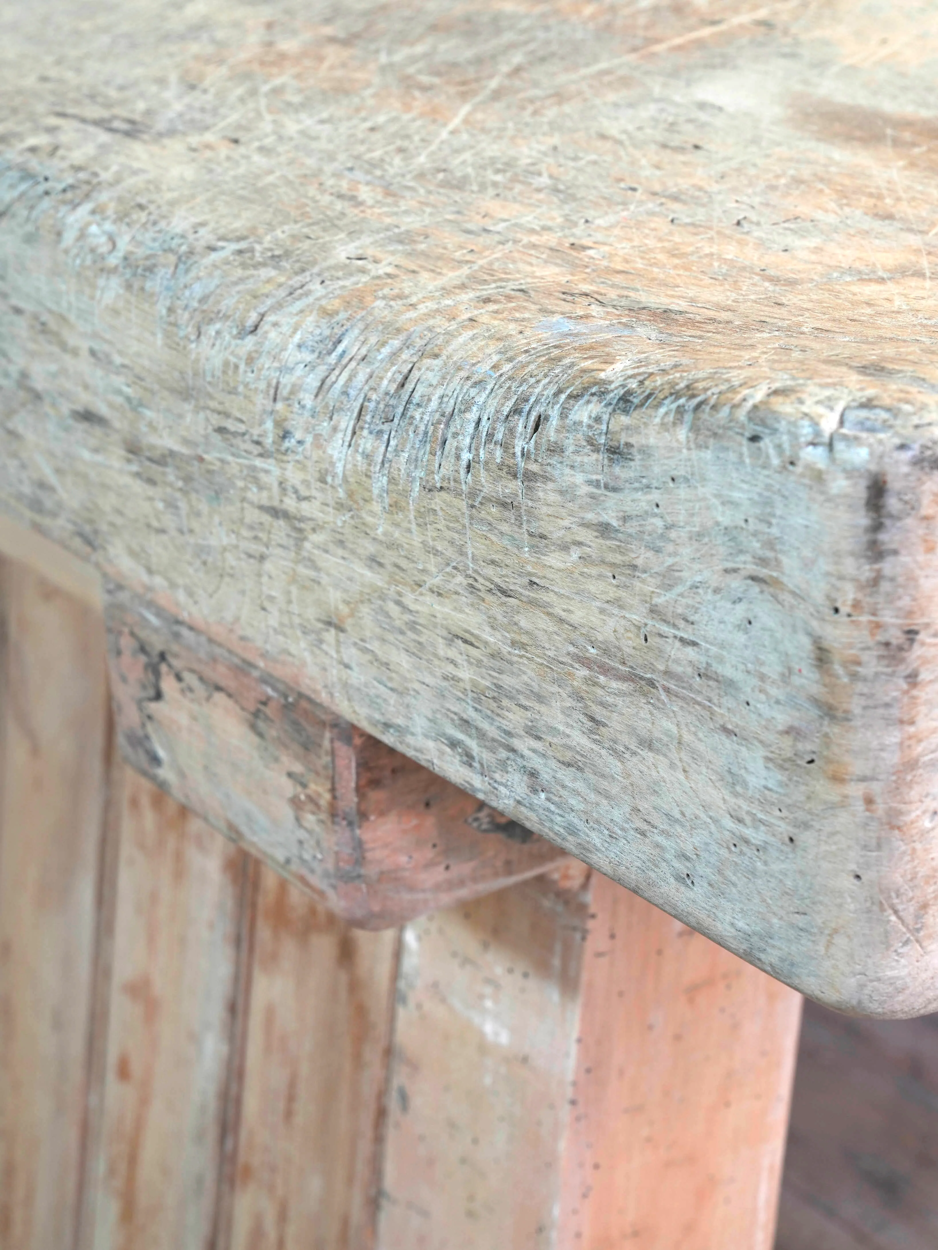 An Early 20th Century Butchers Block - Image 10