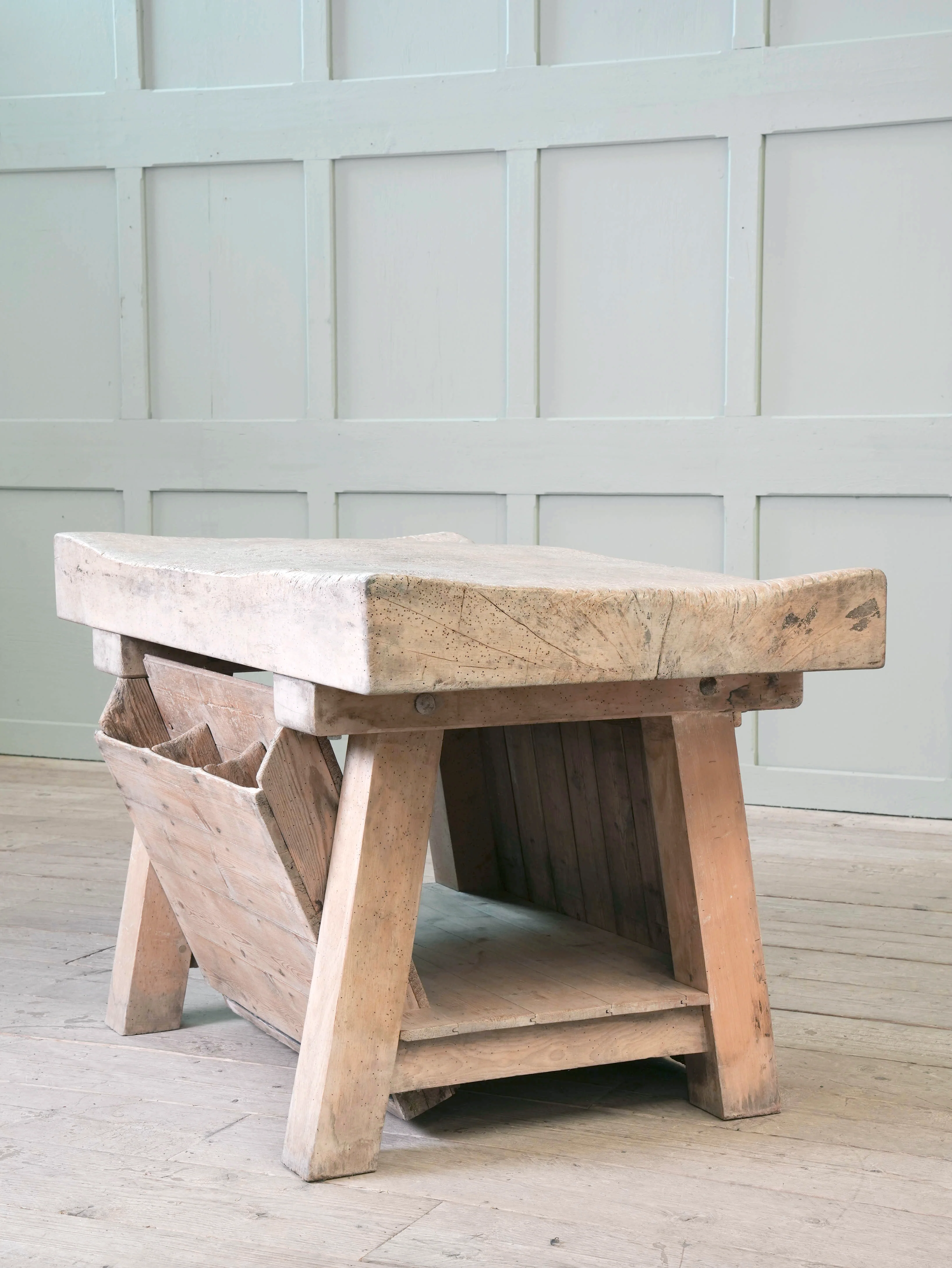 An Early 20th Century Butchers Block - Image 12