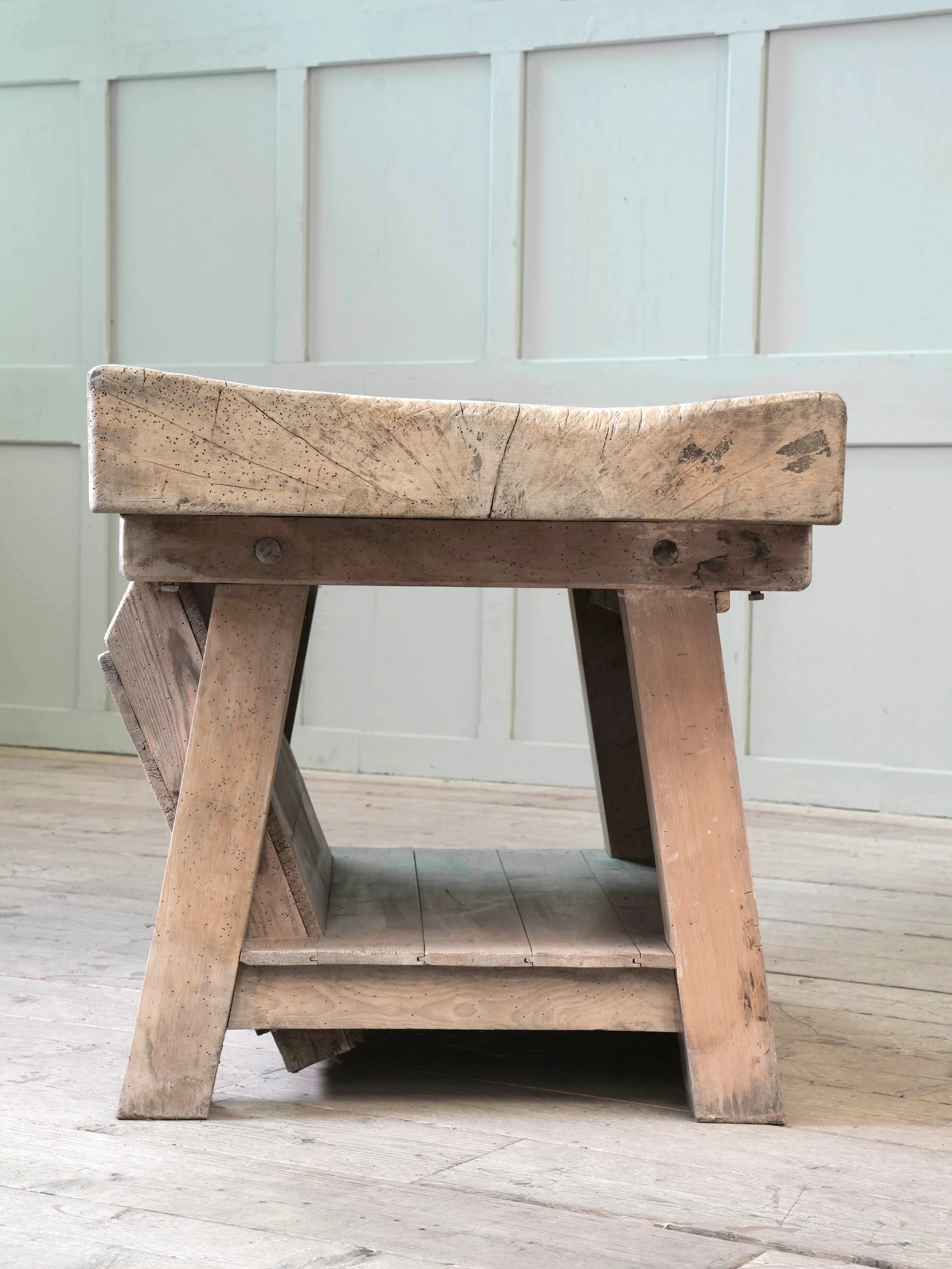An Early 20th Century Butchers Block - Image 4