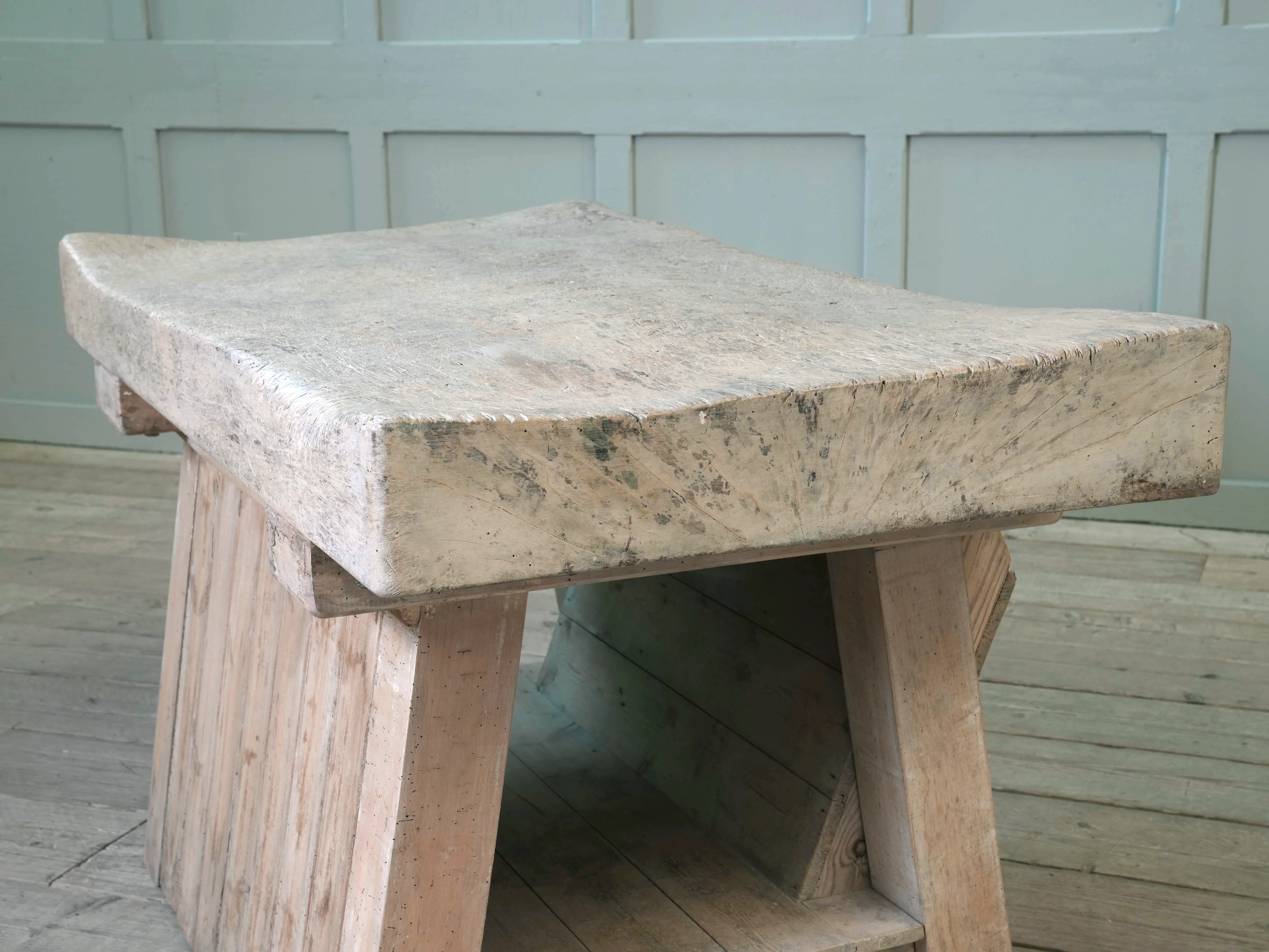 An Early 20th Century Butchers Block - Image 7