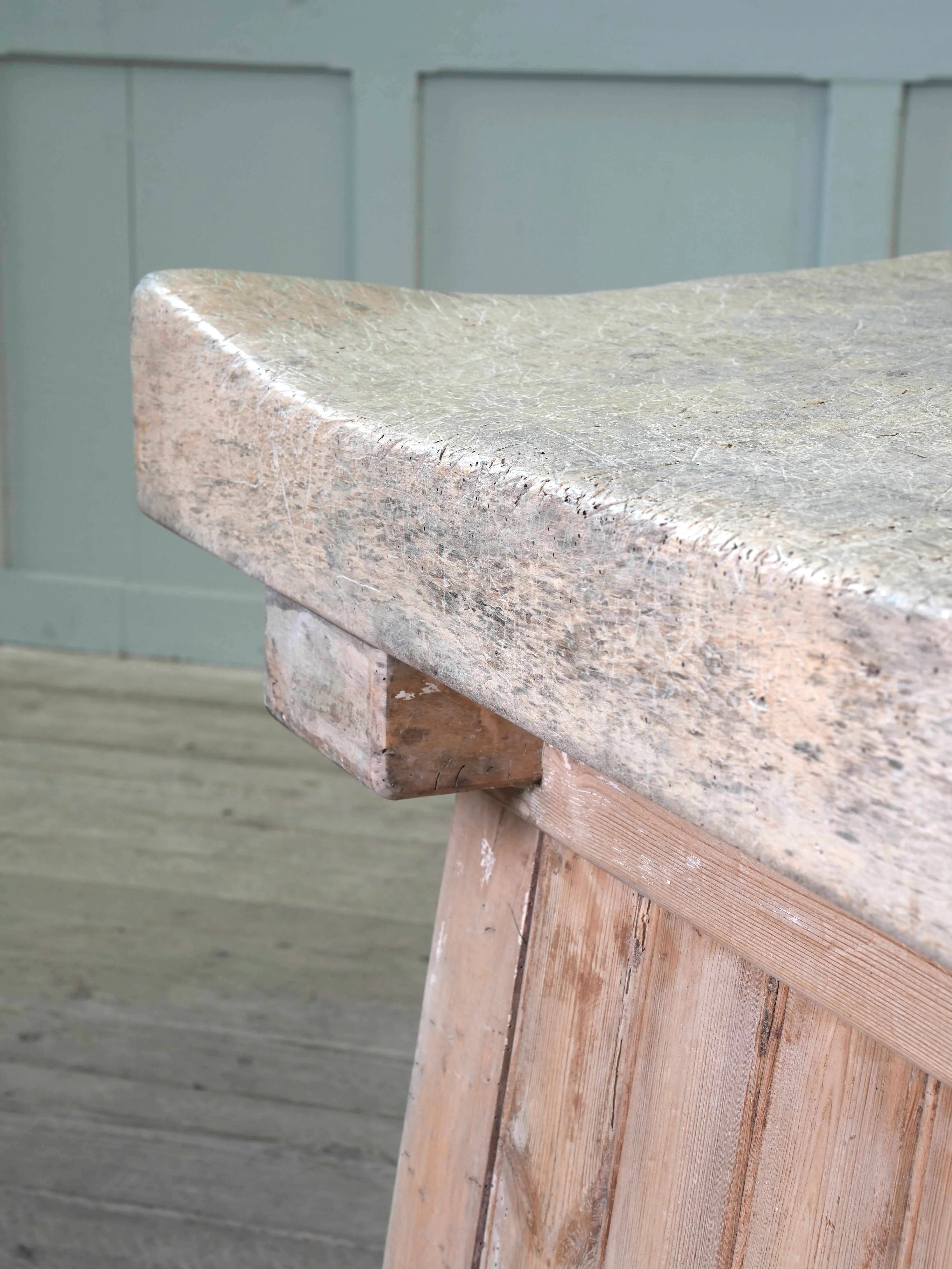 An Early 20th Century Butchers Block - Image 9