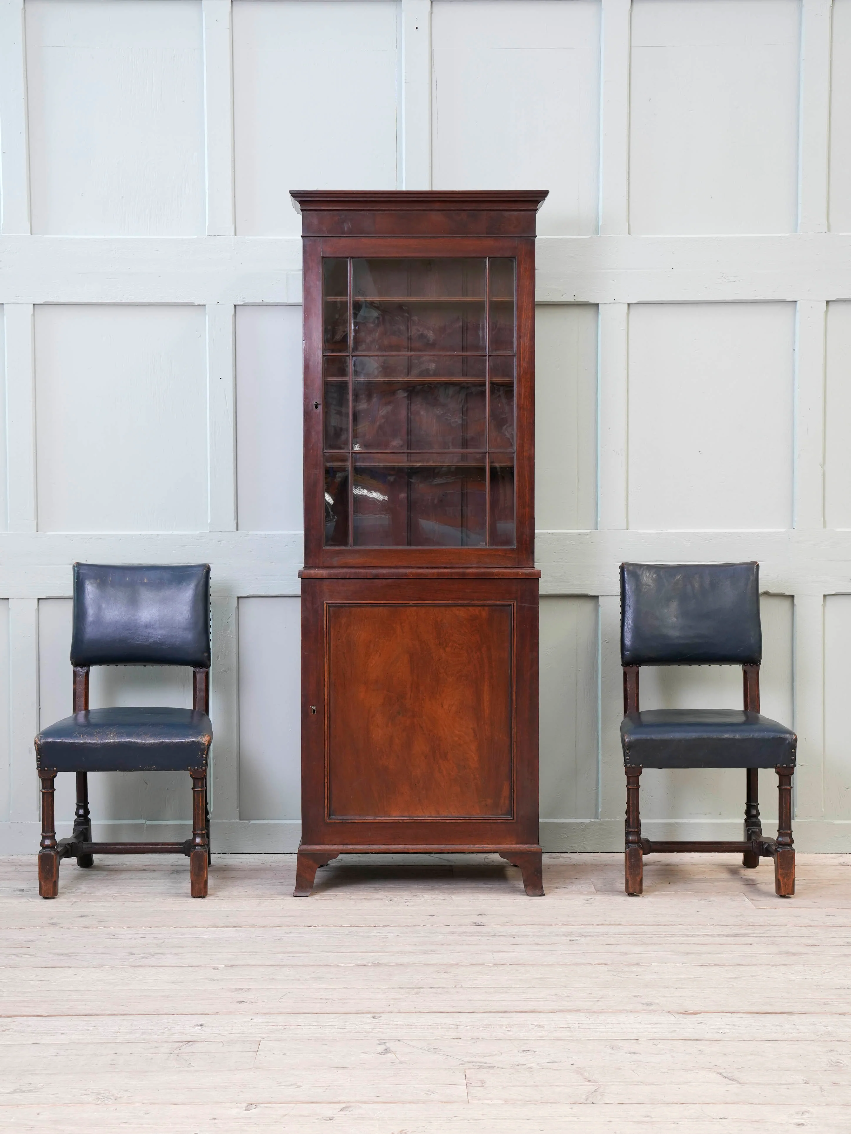 A William IV Mahogany Bureau Bookcase - Image 2