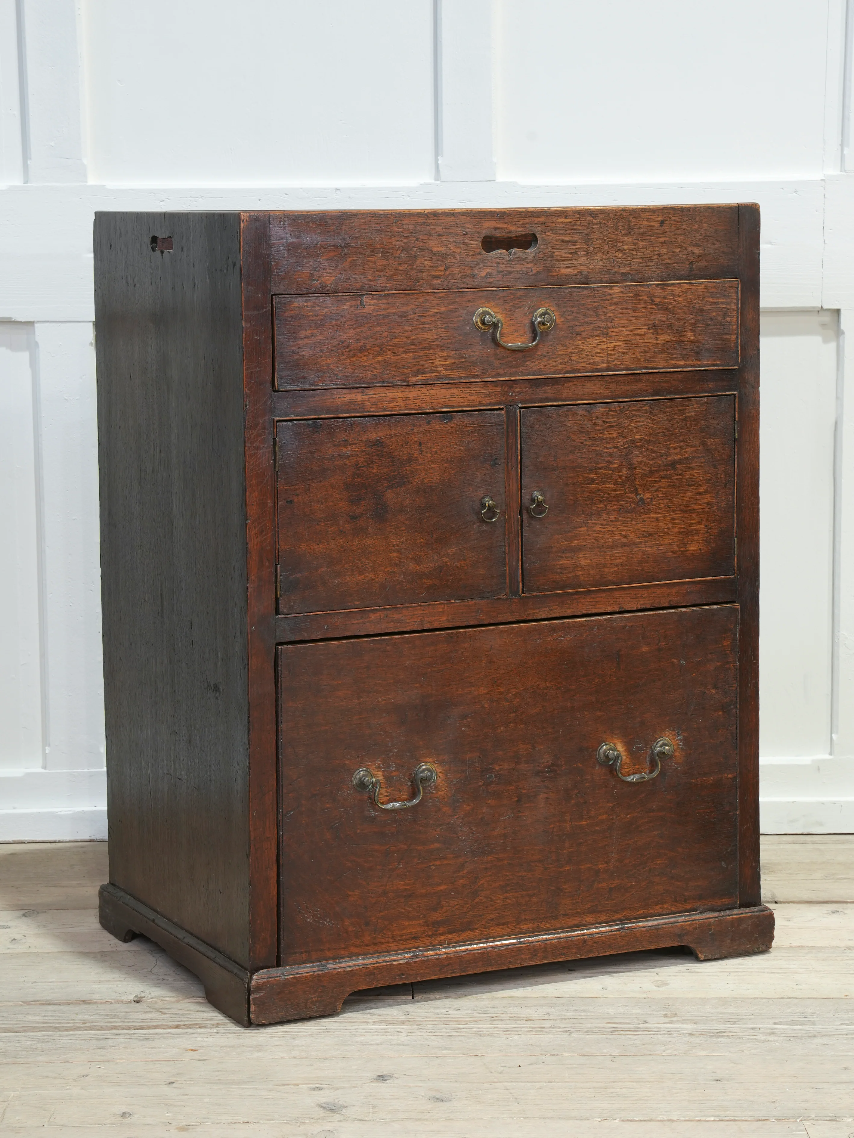 A George III Bedside Commode Cabinet - Image 5
