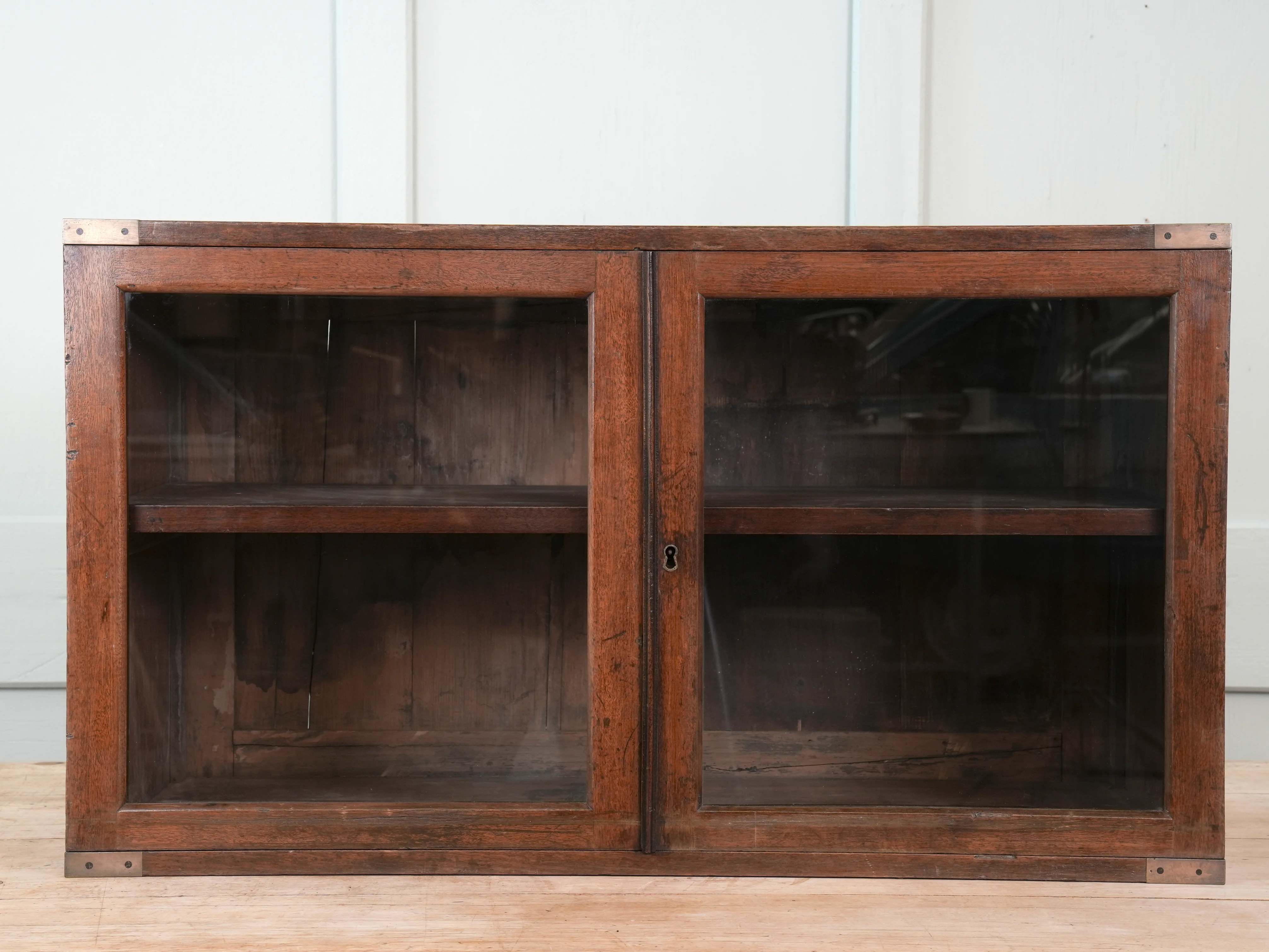 A 19th Century Glazed Campaign Cabinet - Image 14