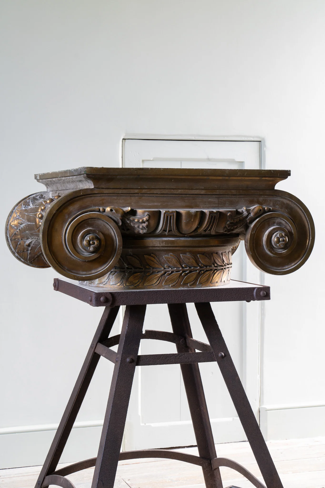 A Pair of 19th Century Composite Order Bronze Capitals - Image 10