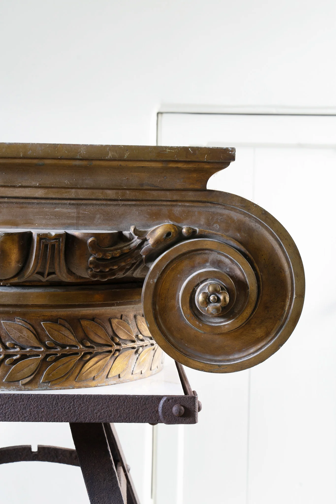 A Pair of 19th Century Composite Order Bronze Capitals - Image 5