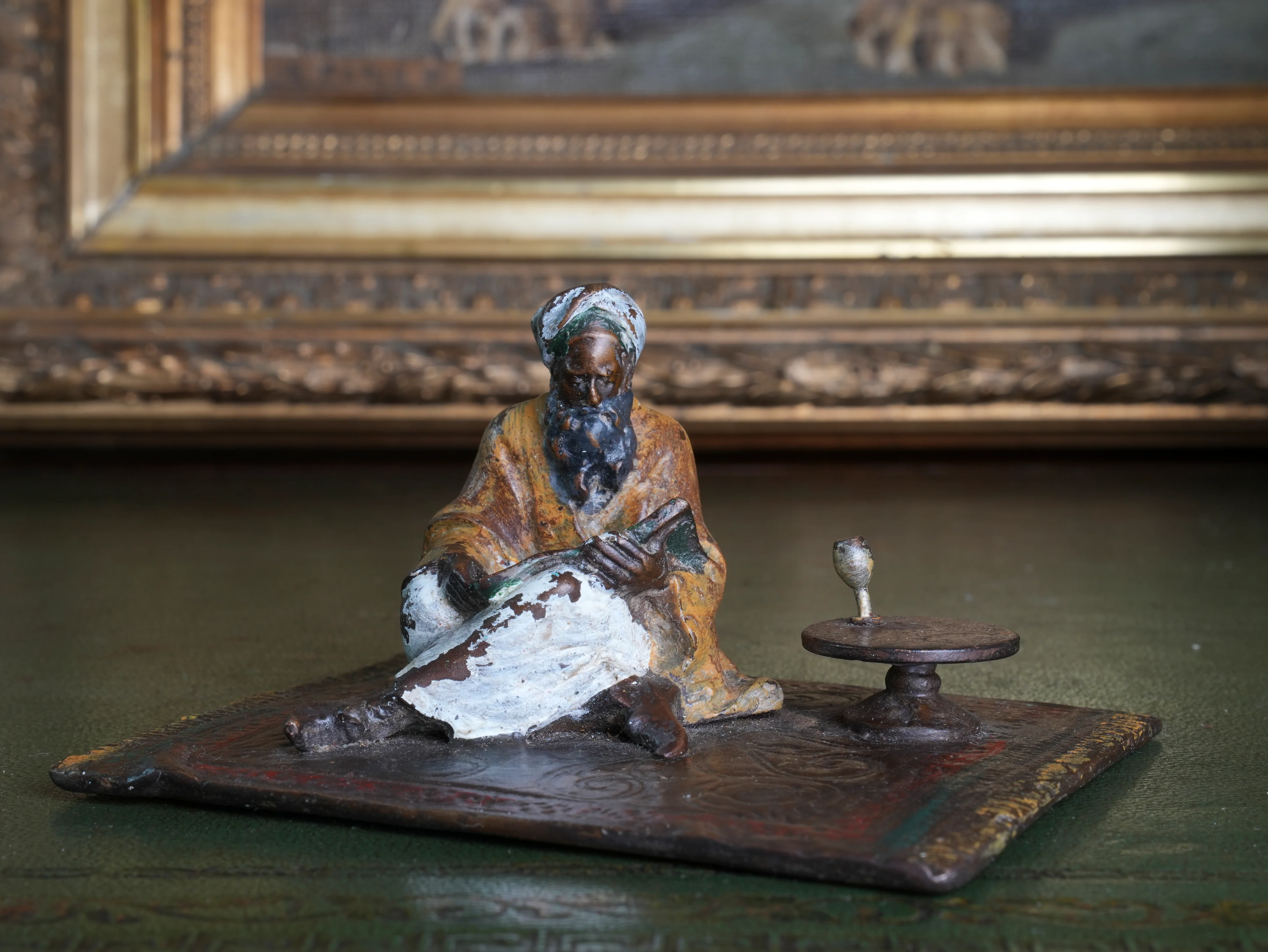 A Franz Bergman Bedouin Cold Painted Bronze - Image 2
