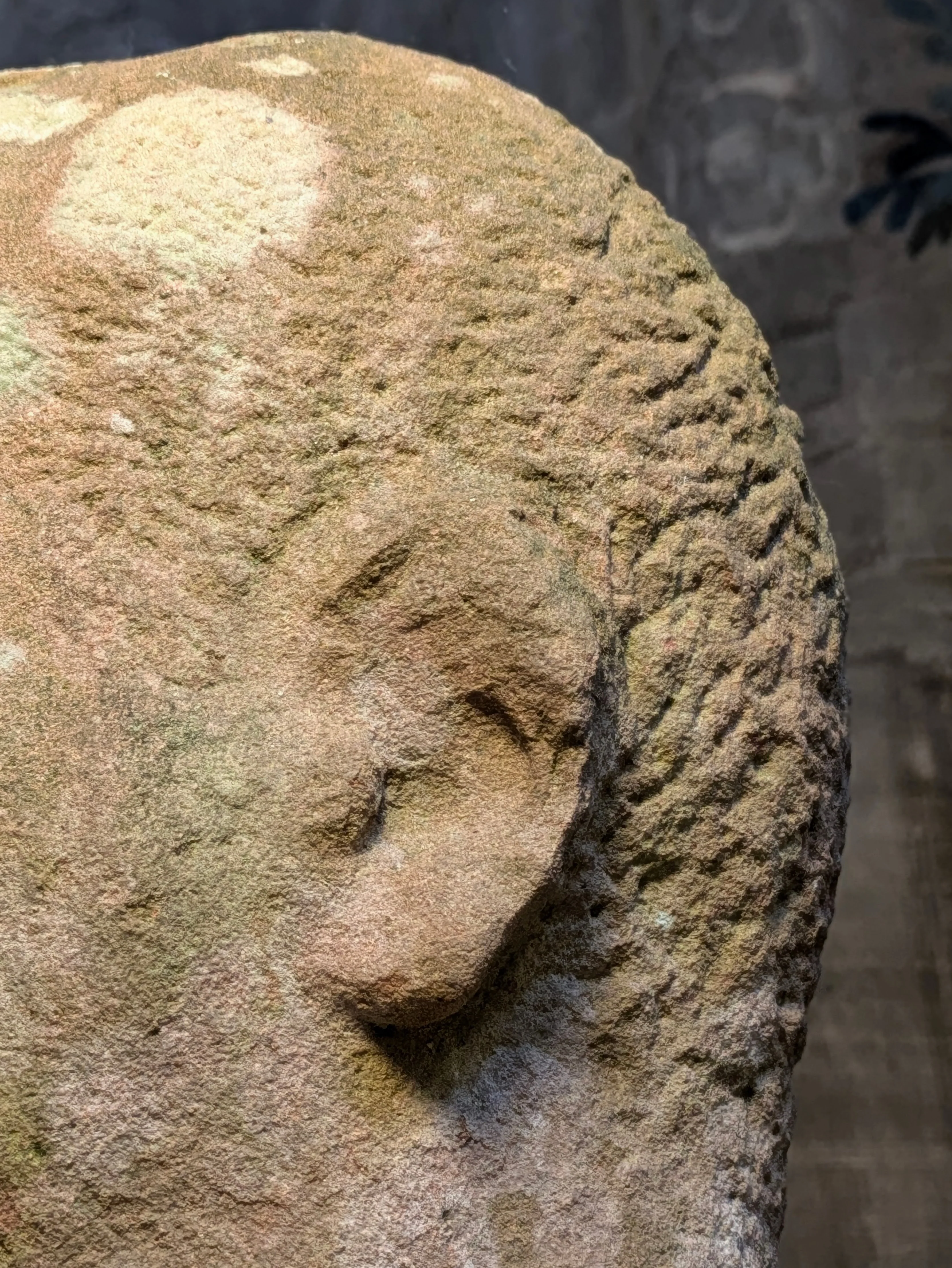 A Carved Stone Male Bust - Image 5