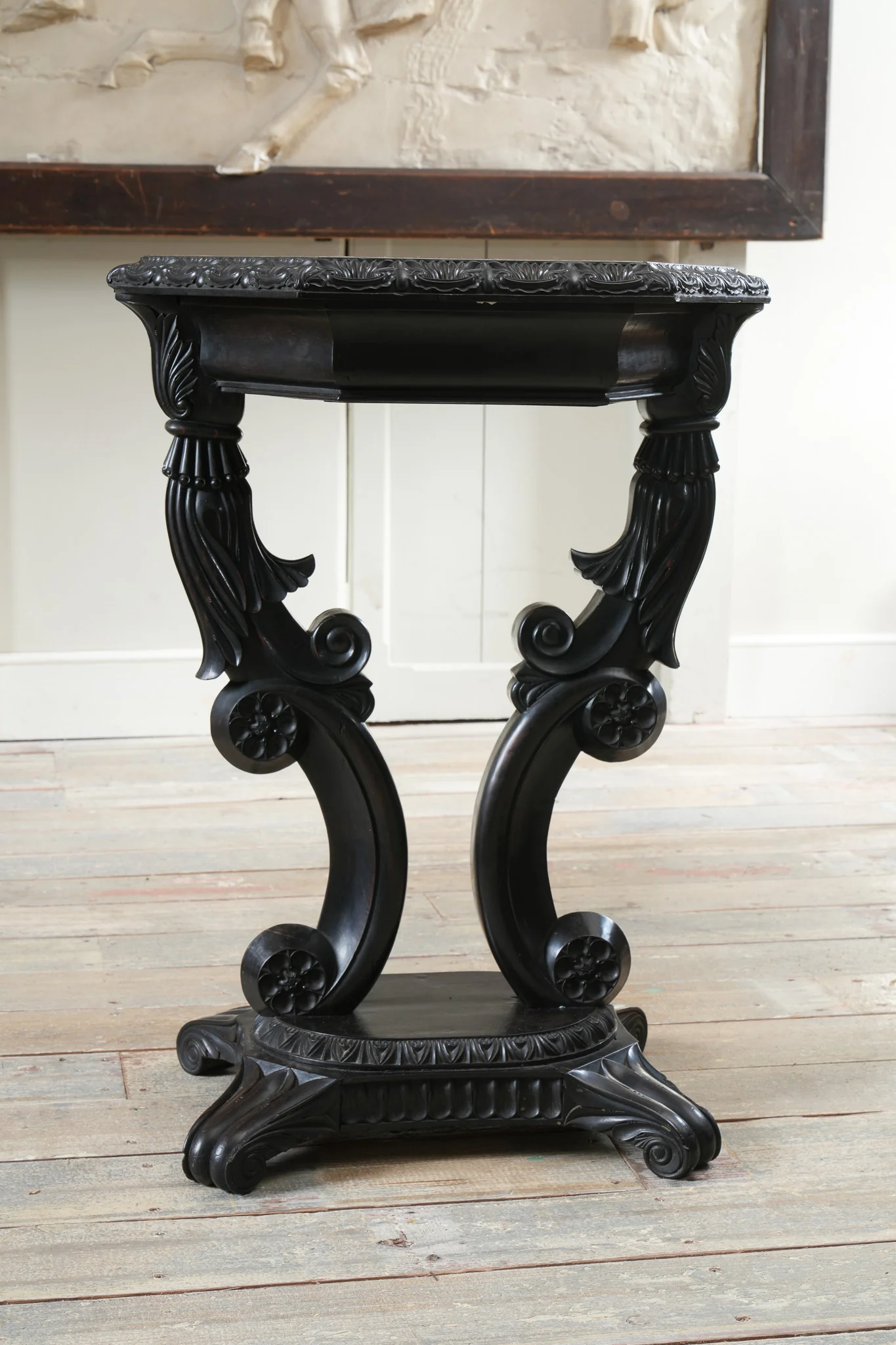 A Ceylonese Ebony & Specimen Wood Occasional Table - Image 12