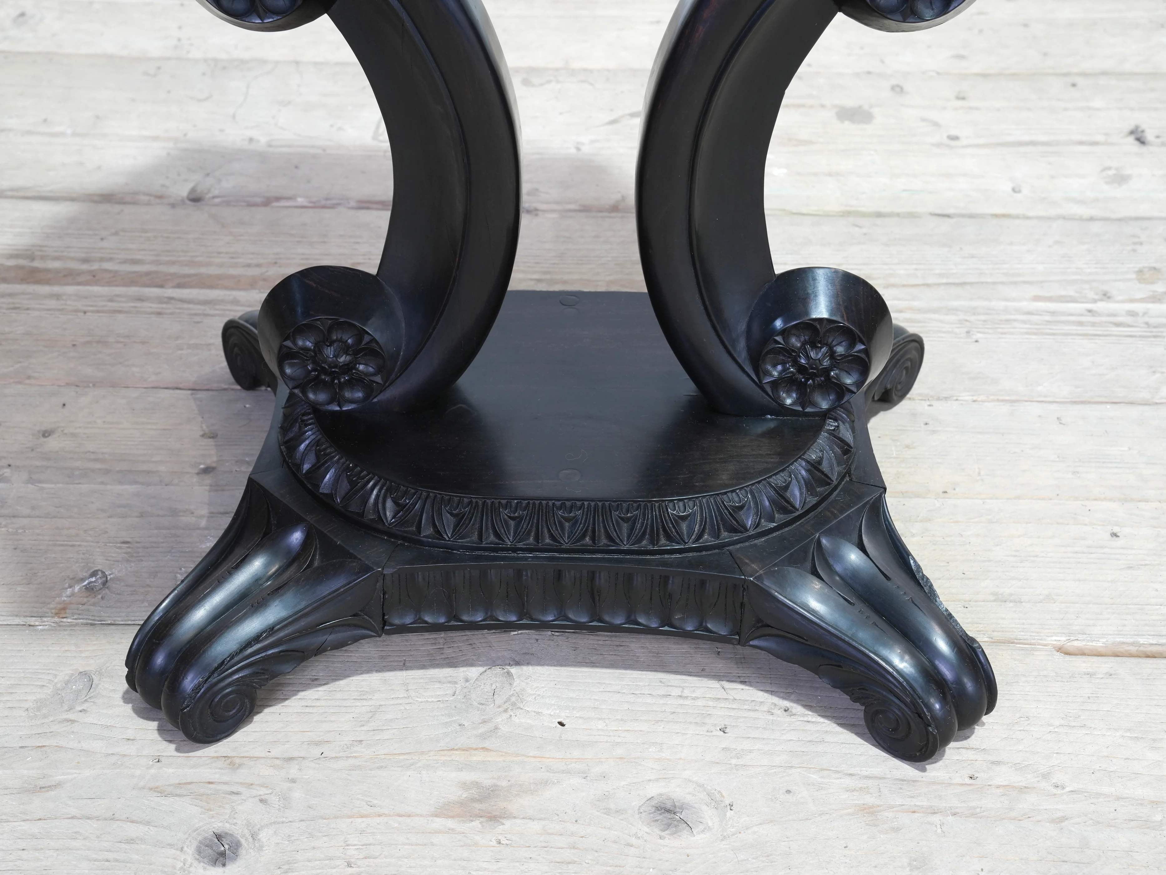 A Ceylonese Ebony & Specimen Wood Occasional Table - Image 6
