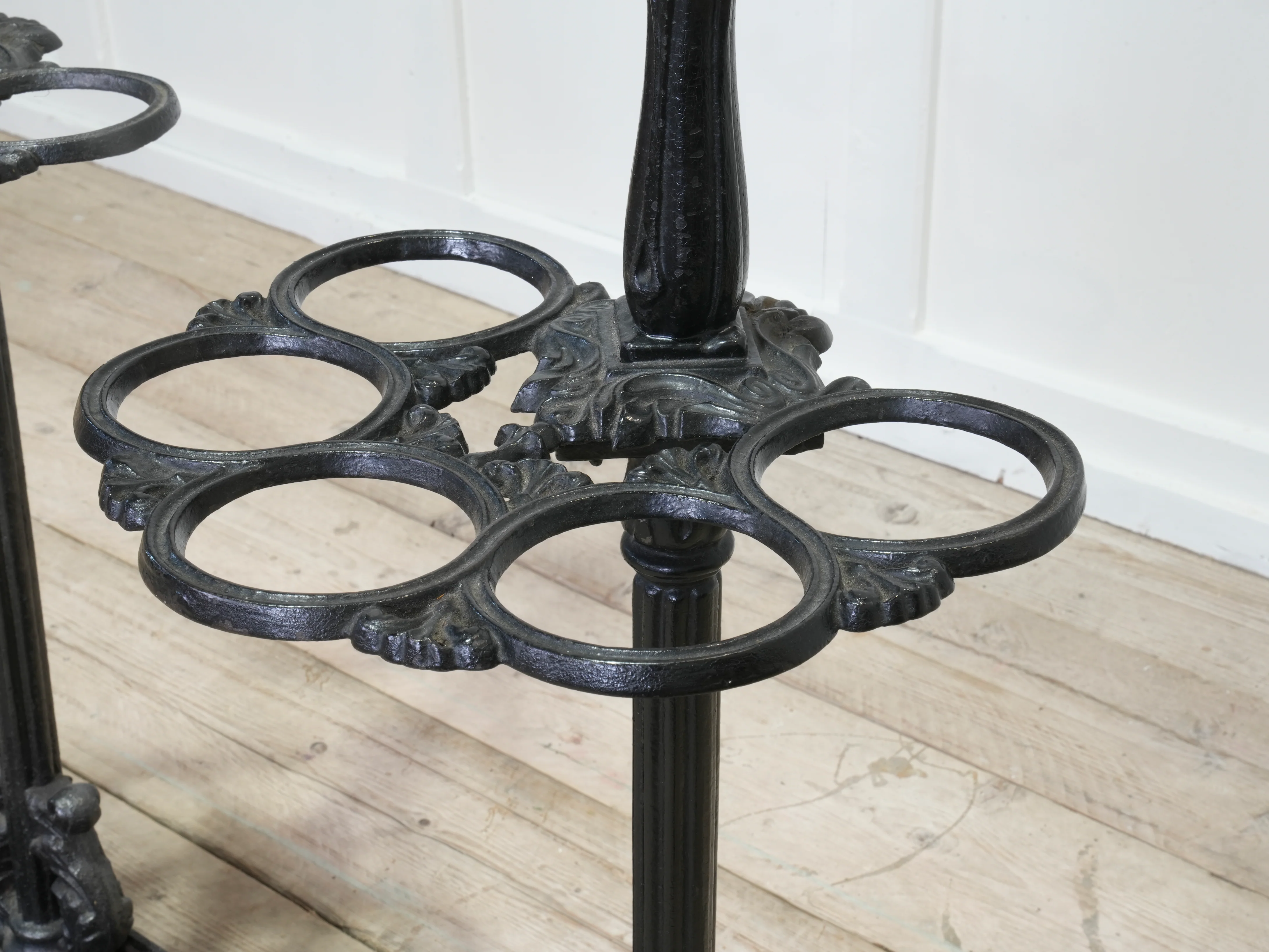Two Late Regency Cast Iron Hat, Coat & Stick Stands - Image 3