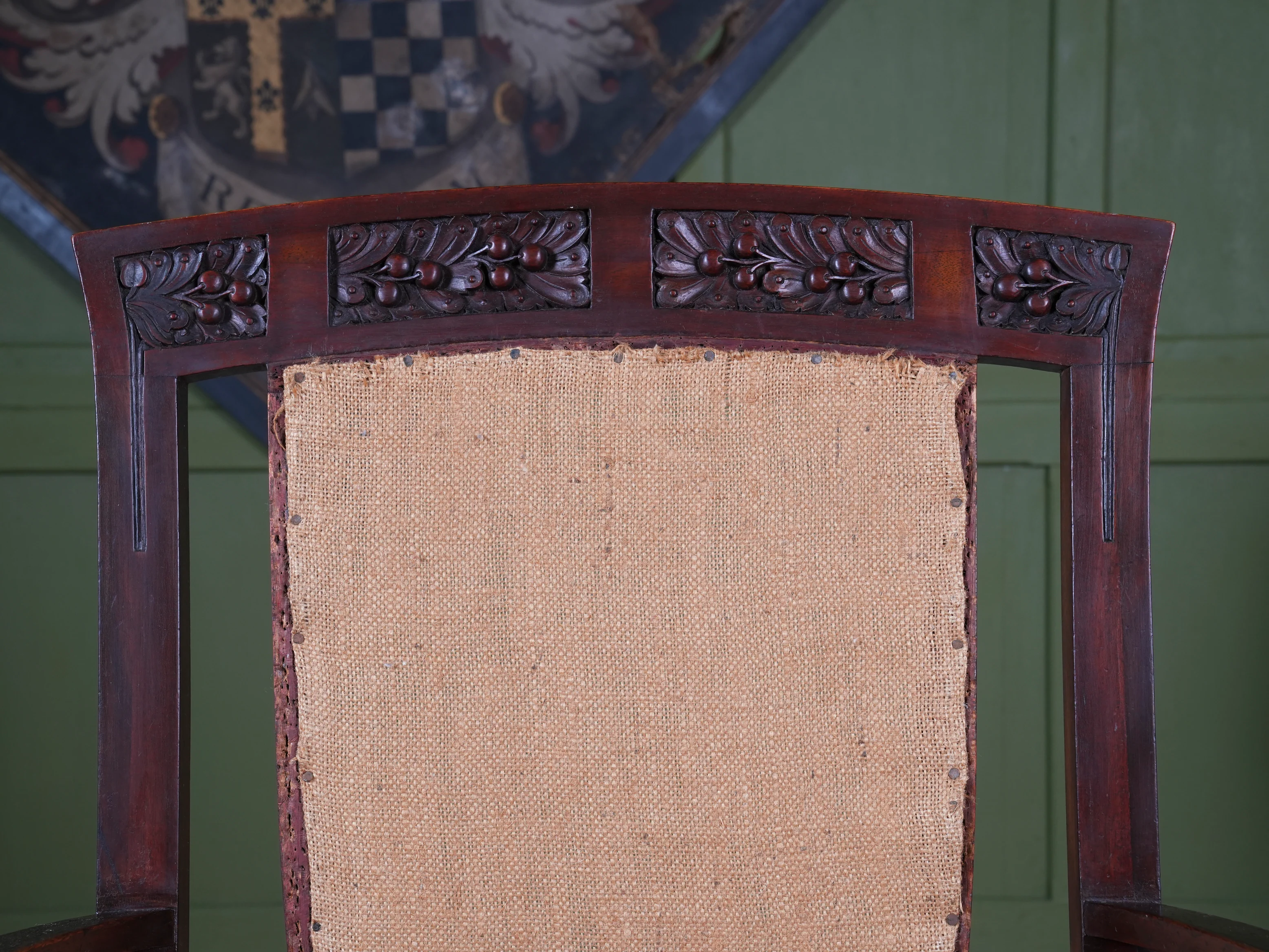 A Mahogany Arts & Crafts Elbow Chair - Image 9