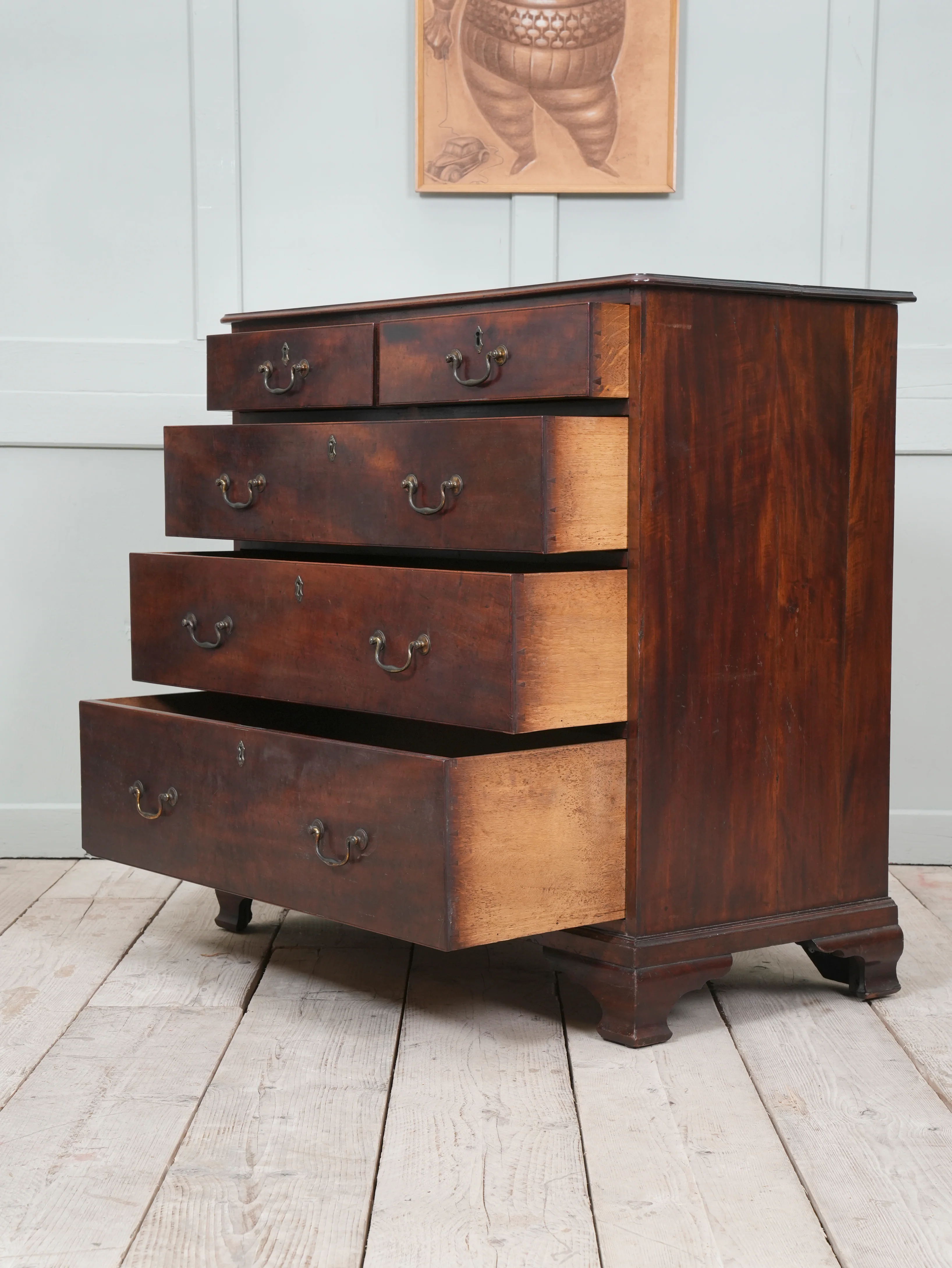 A Early 19th Century Mahogany Chest of Drawers - Image 15