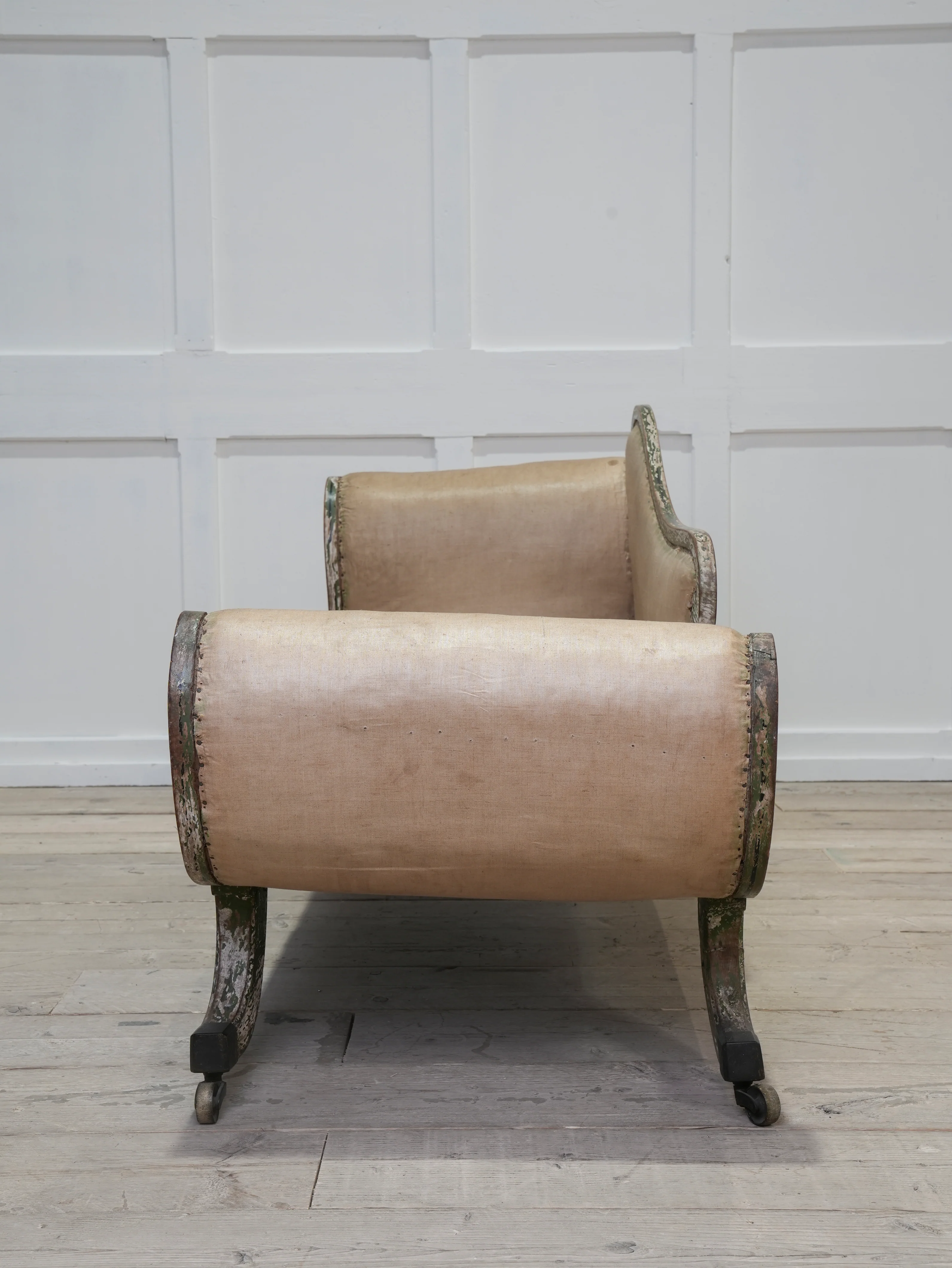 Regency Painted Chaise Longue - Image 10