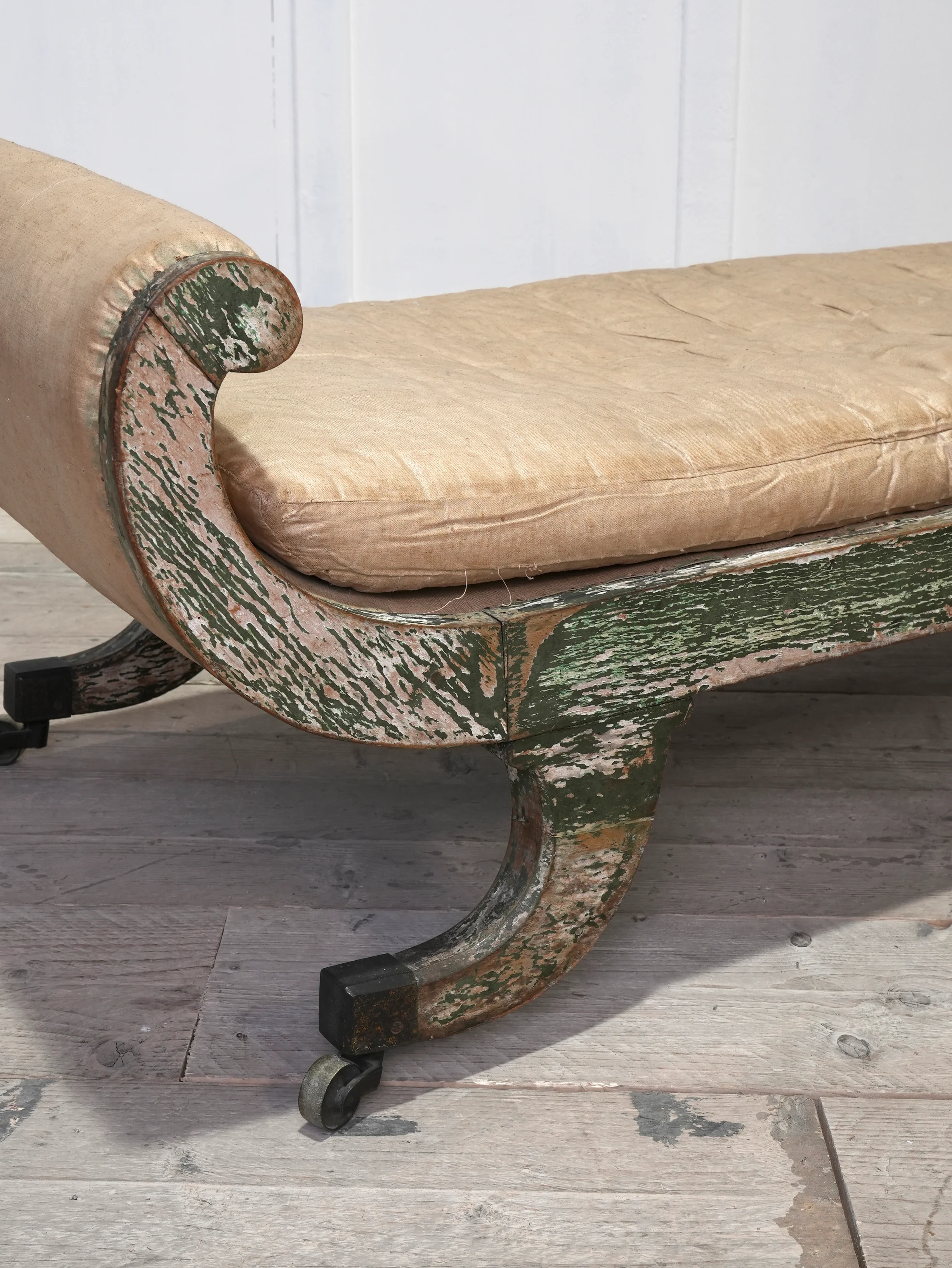 Regency Painted Chaise Longue - Image 12