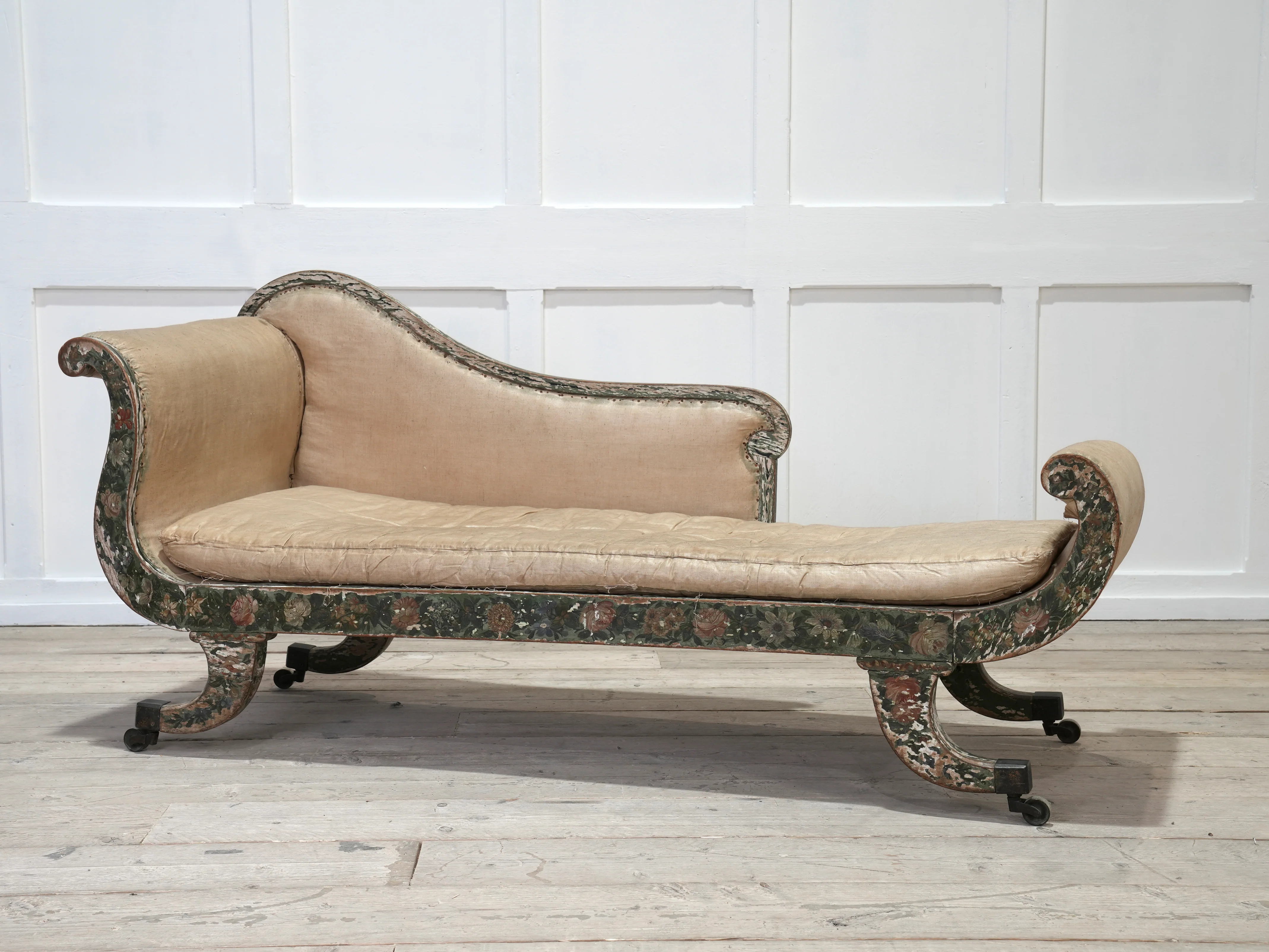 Regency Painted Chaise Longue - Image 15