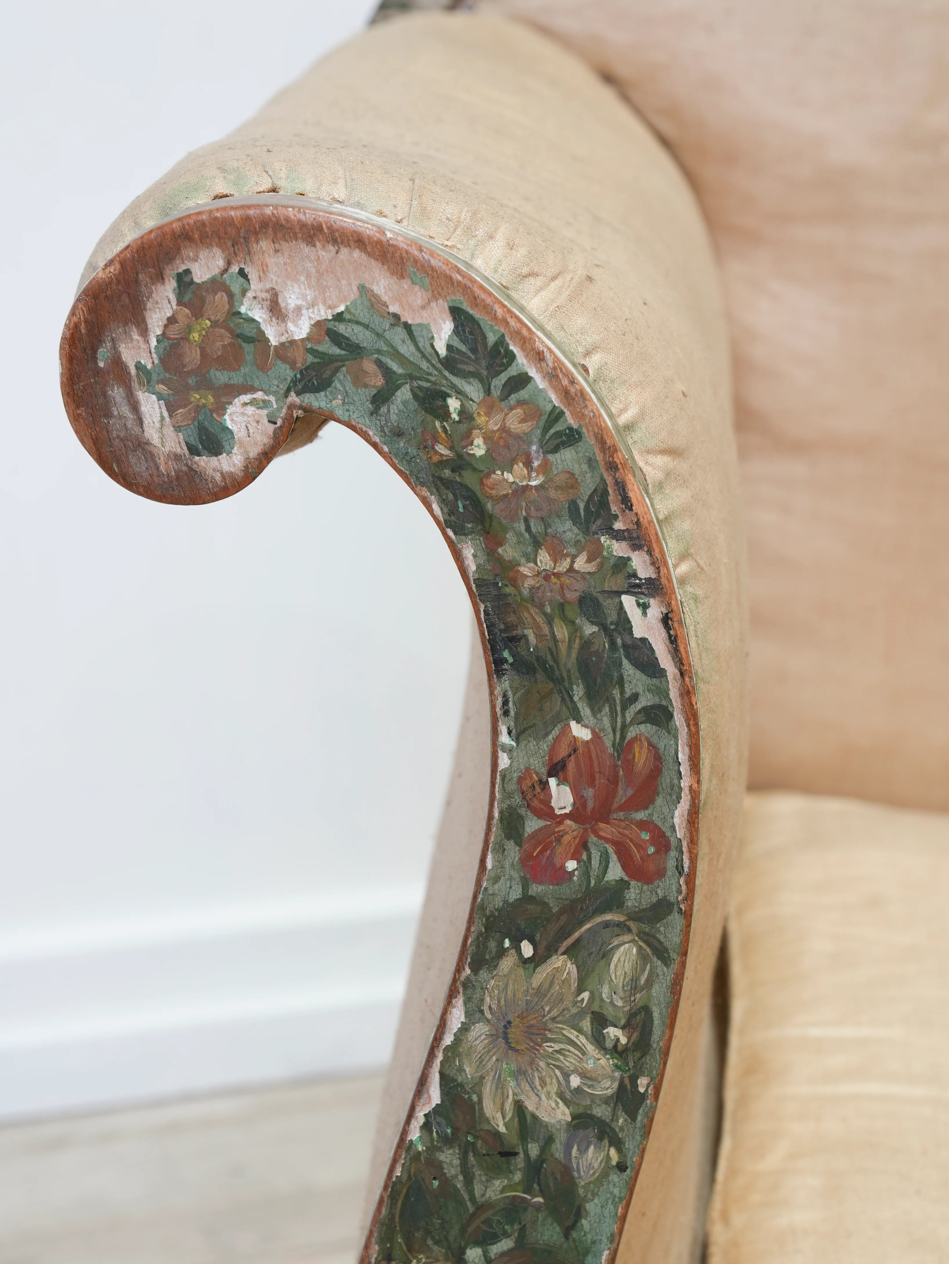 Regency Painted Chaise Longue - Image 4