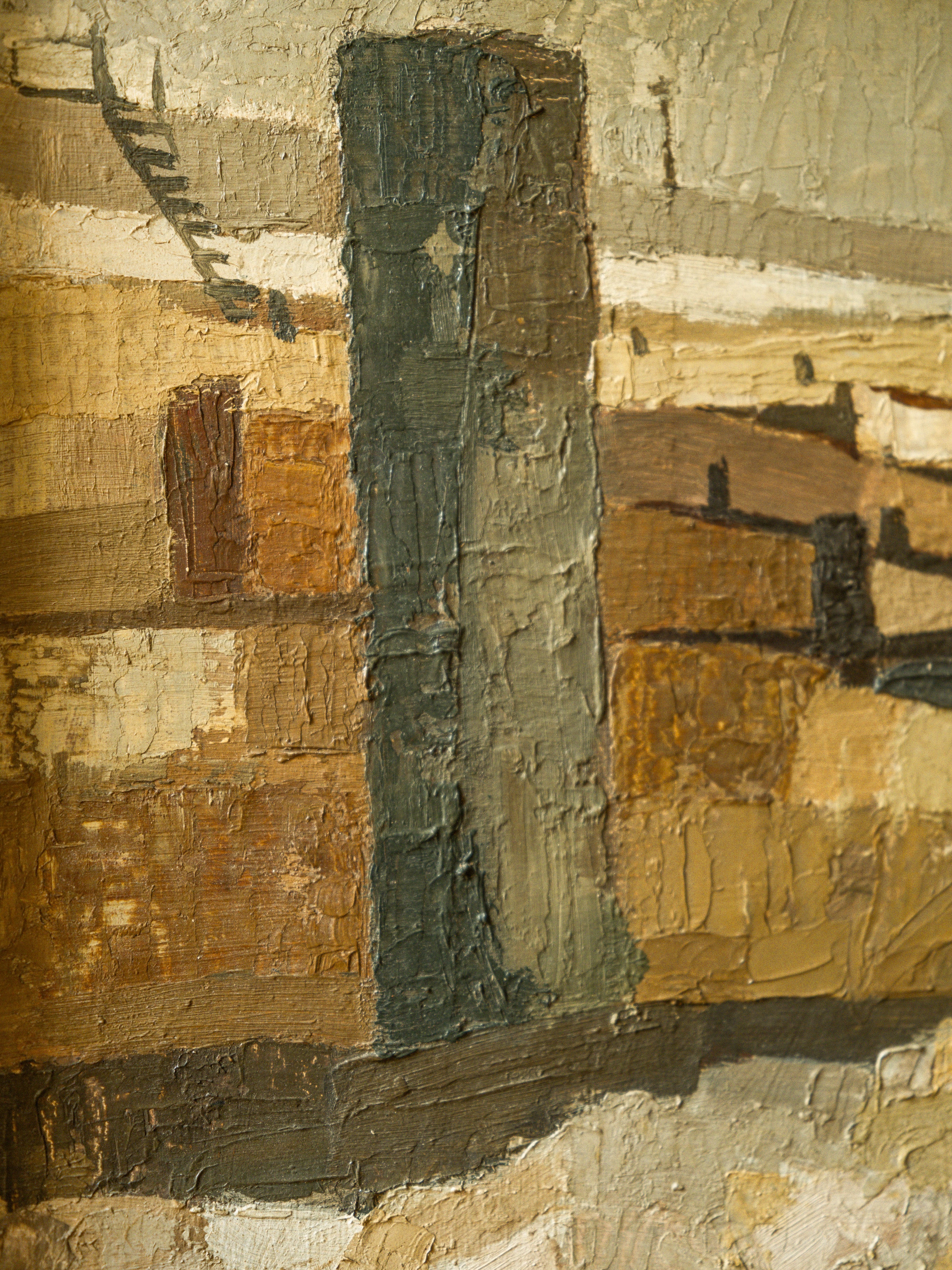 Abstract Oil on Board - Image 6