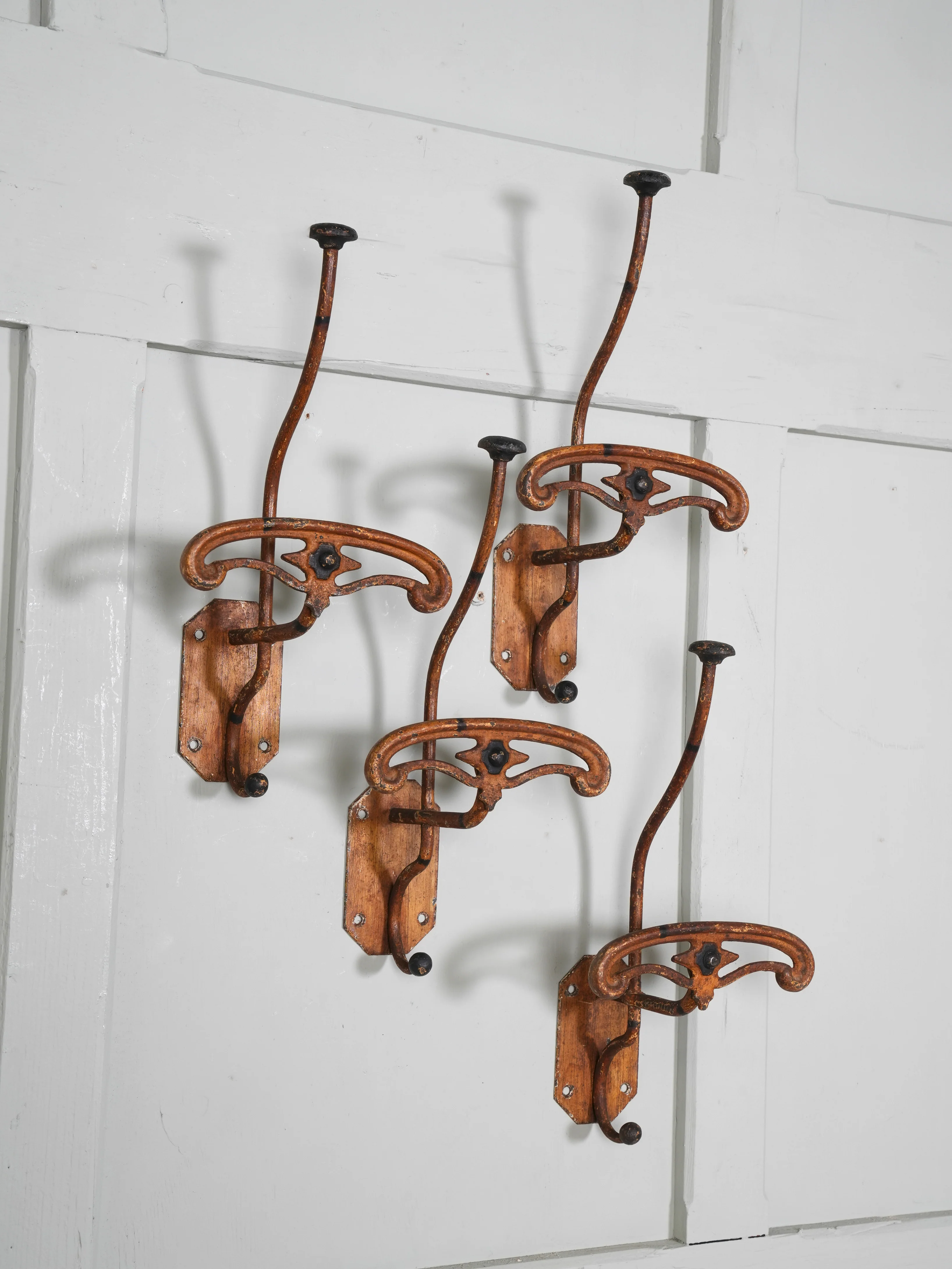 Four Large Hat & Coat Hooks - Image 3