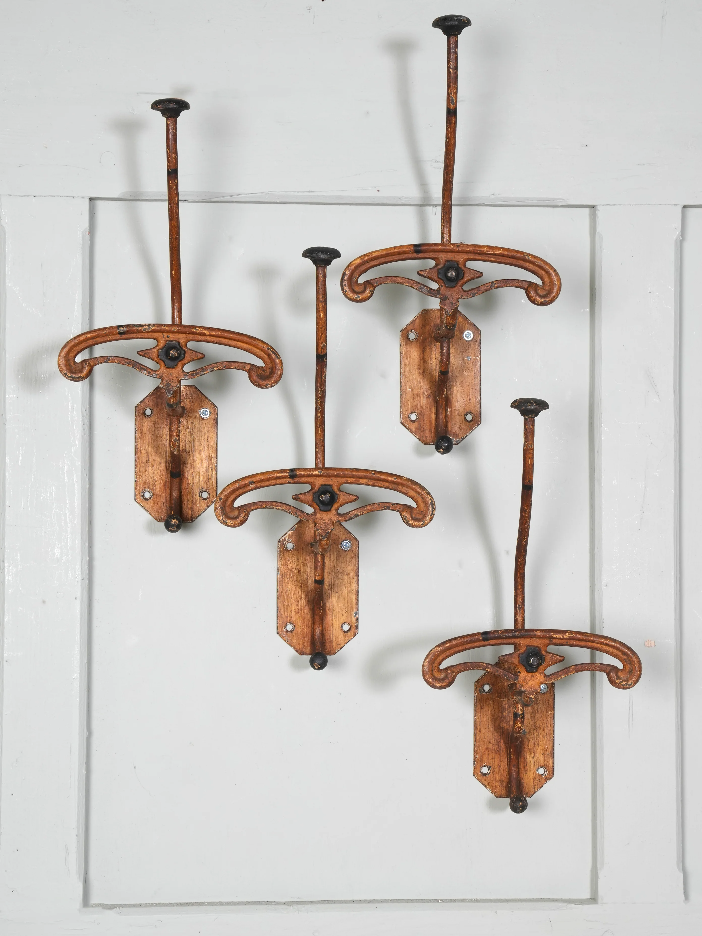 Four Large Hat & Coat Hooks - Image 5