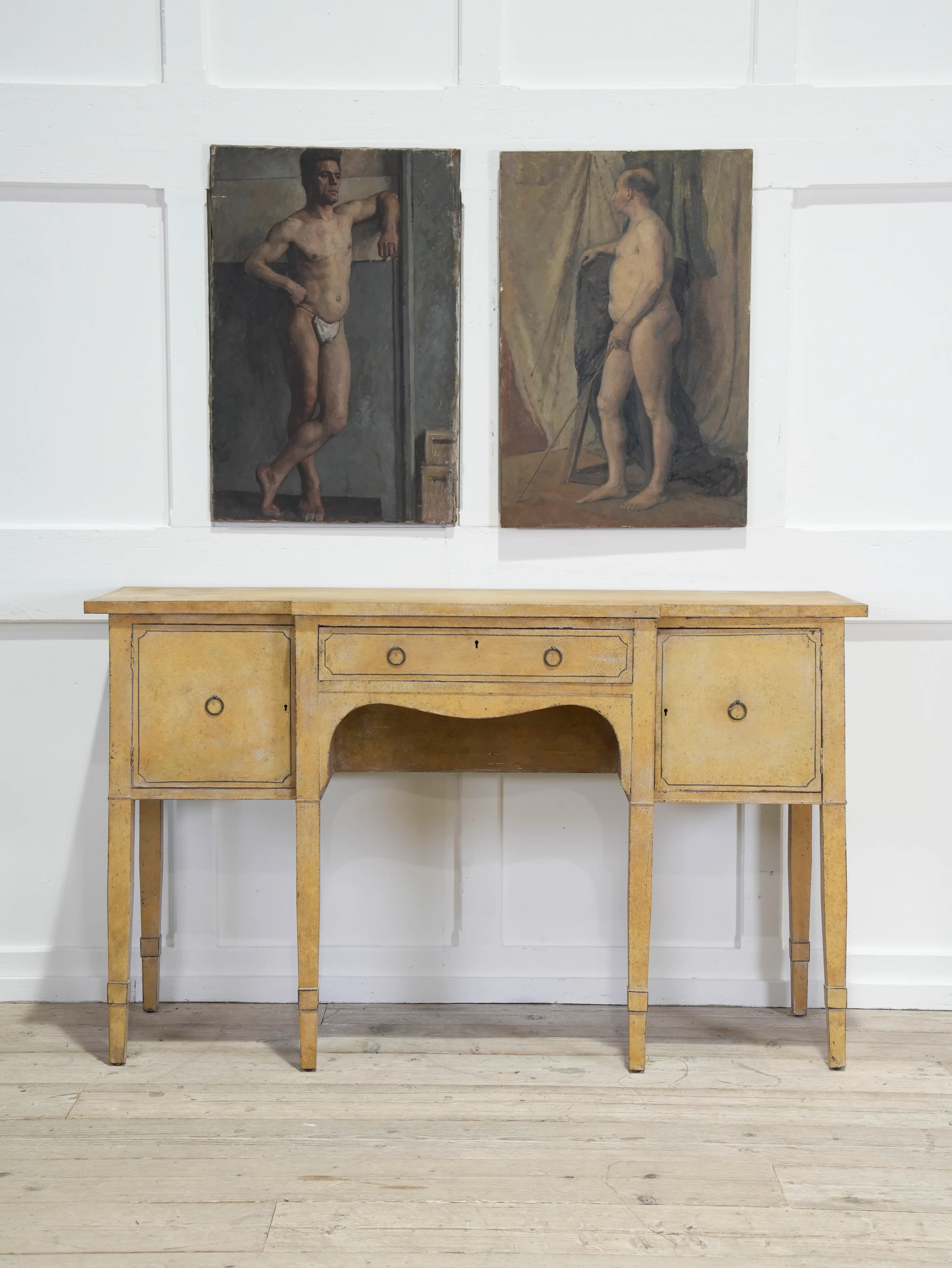 A Late Regency Painted Console Sideboard Table - Image 2