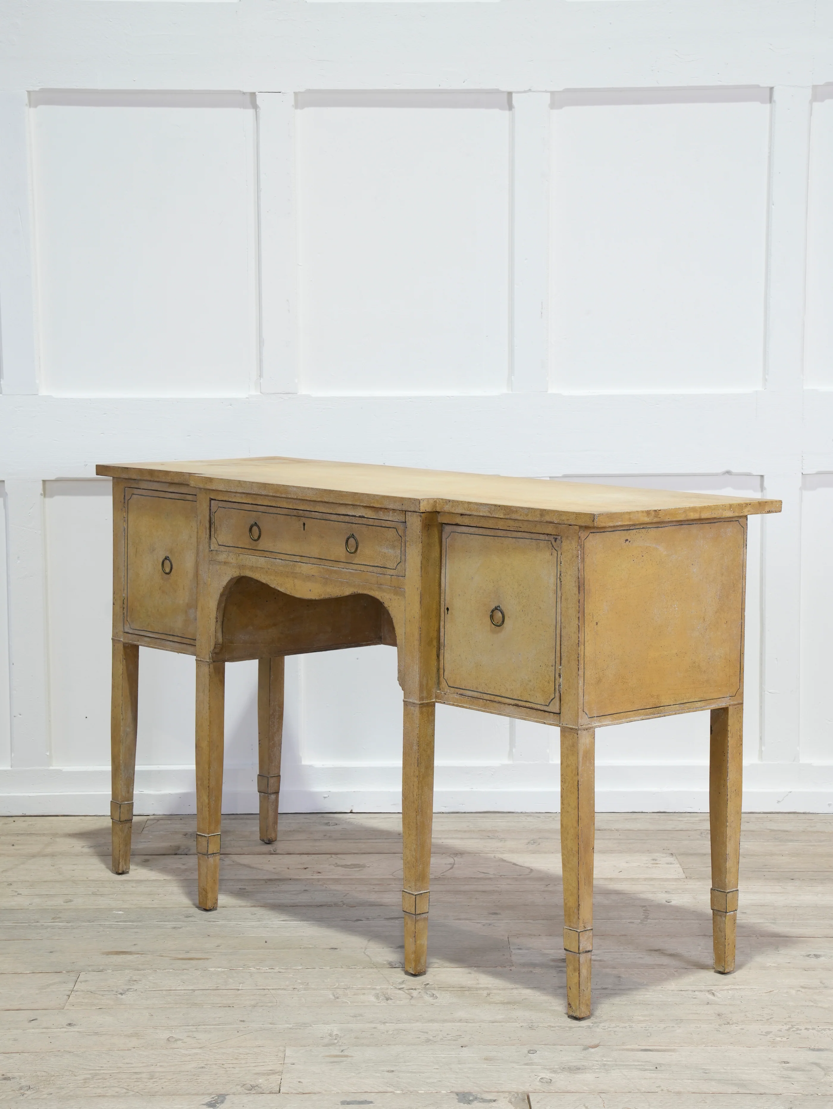 A Late Regency Painted Console Sideboard Table - Image 7