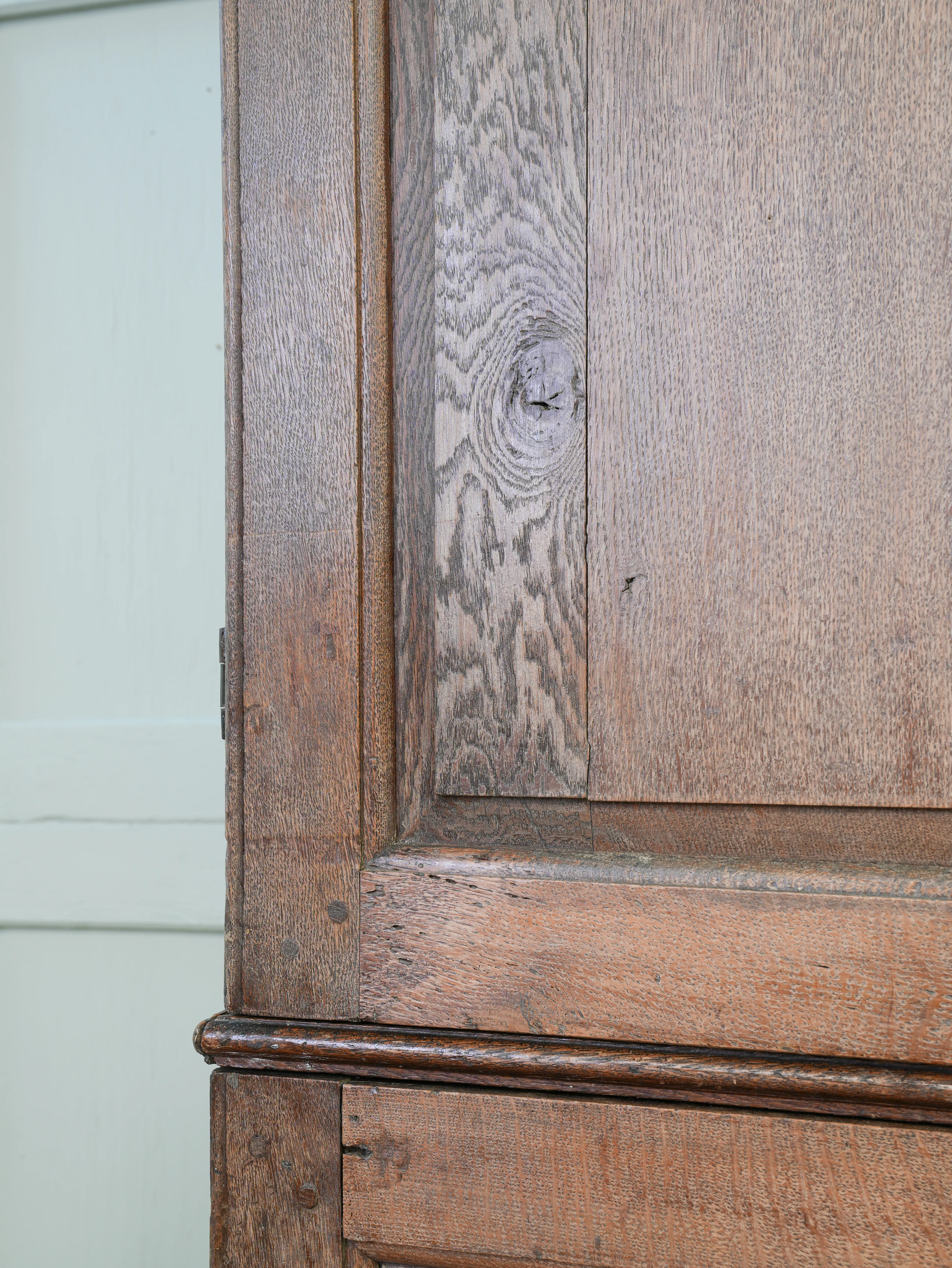 A George II Oak Housekeepers Cupboard - Image 23