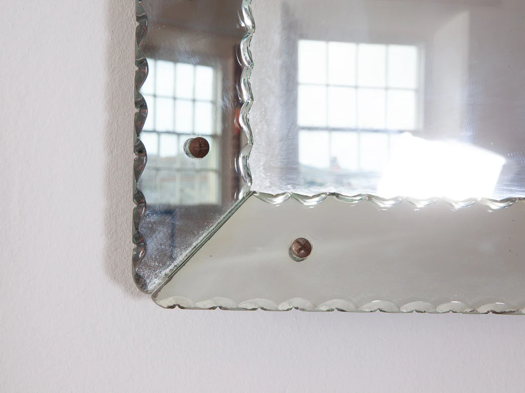 French Bevelled Mirror - Image 3