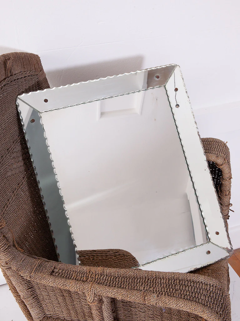 French Bevelled Mirror - Image 5