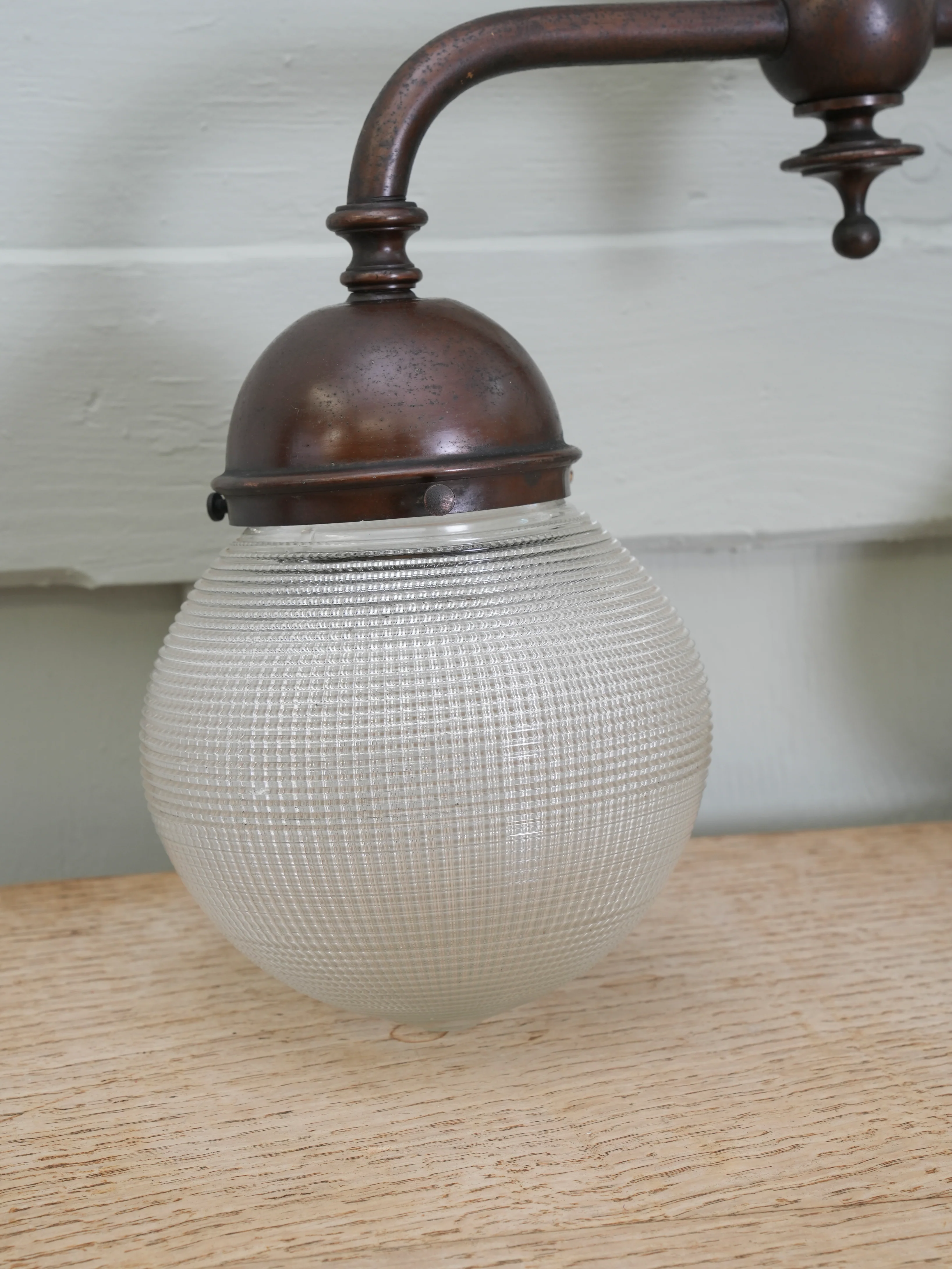 A Twin Holophane Ceiling Light - Image 12