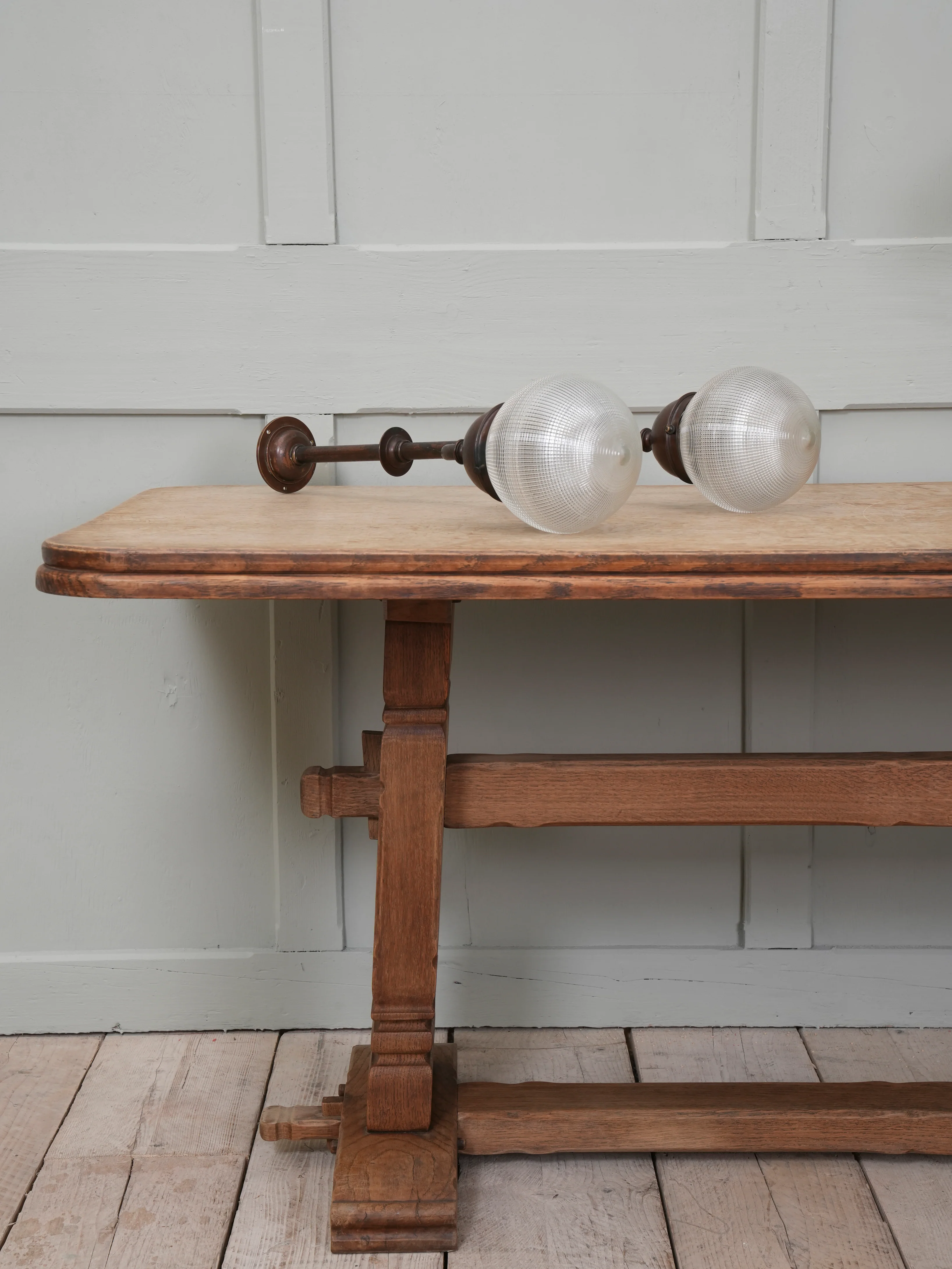 A Twin Holophane Ceiling Light - Image 8
