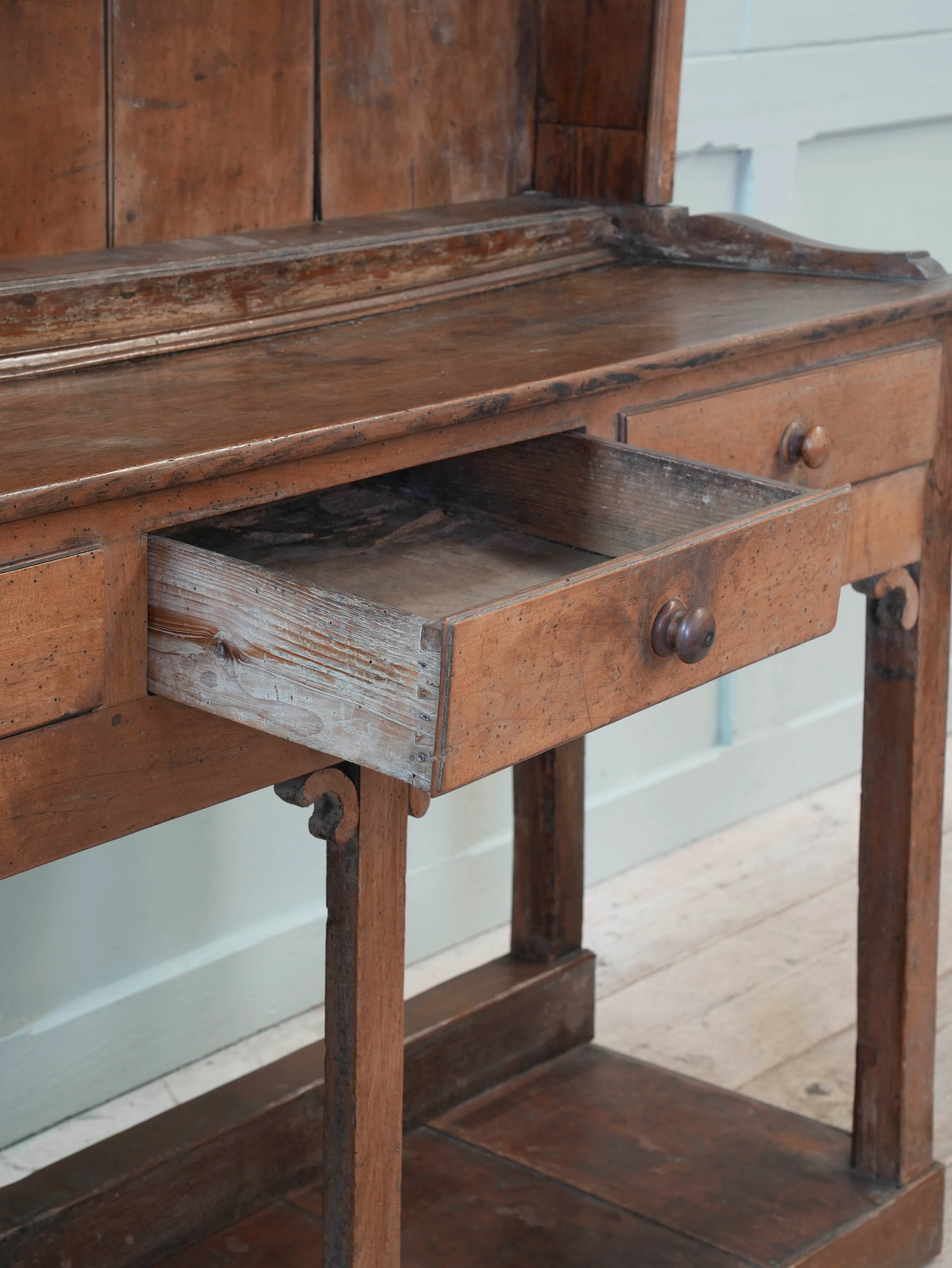 An 18th Century Fruitwood Dresser - Image 4