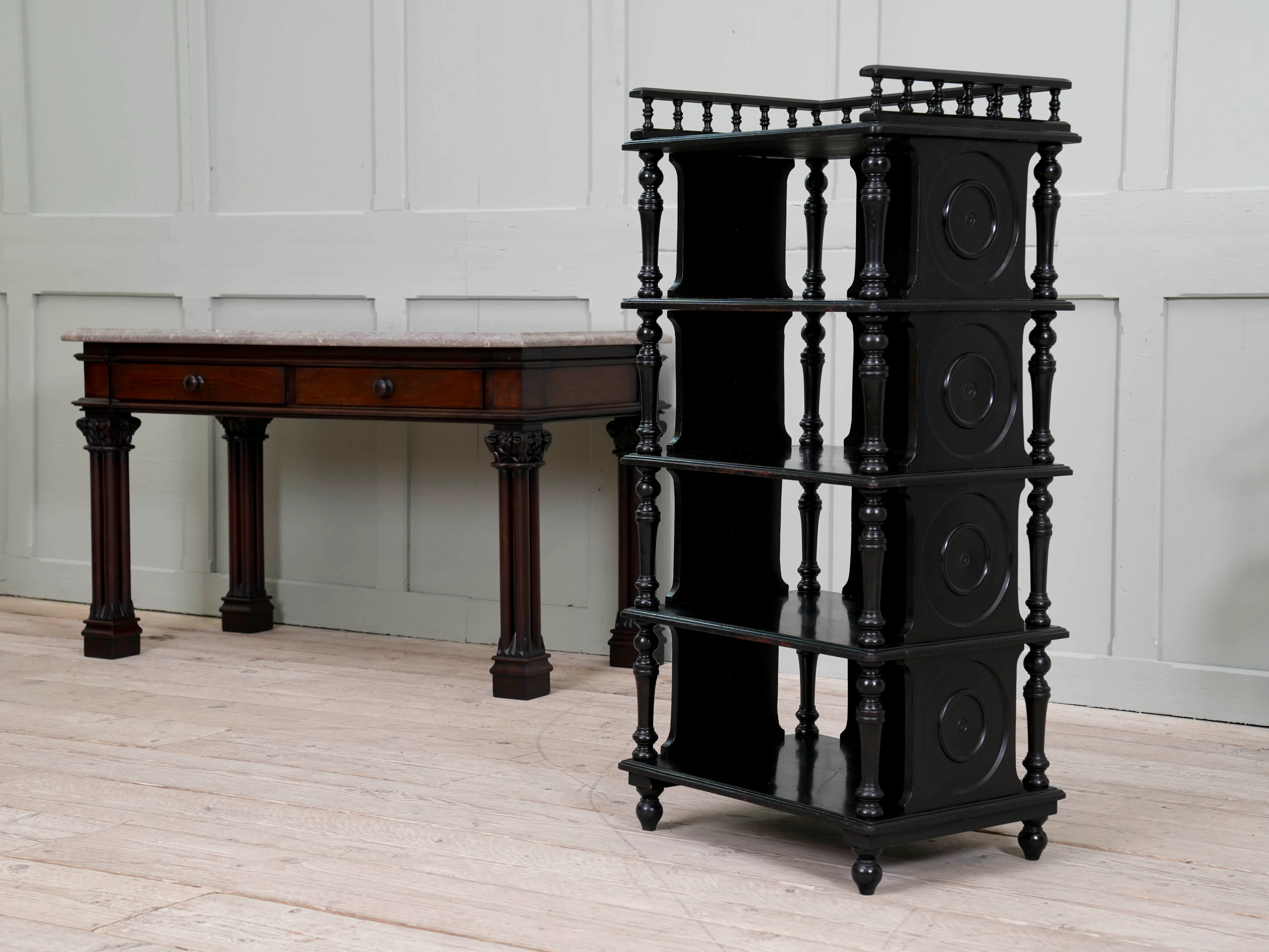 Ebonised Etagere - Image 9
