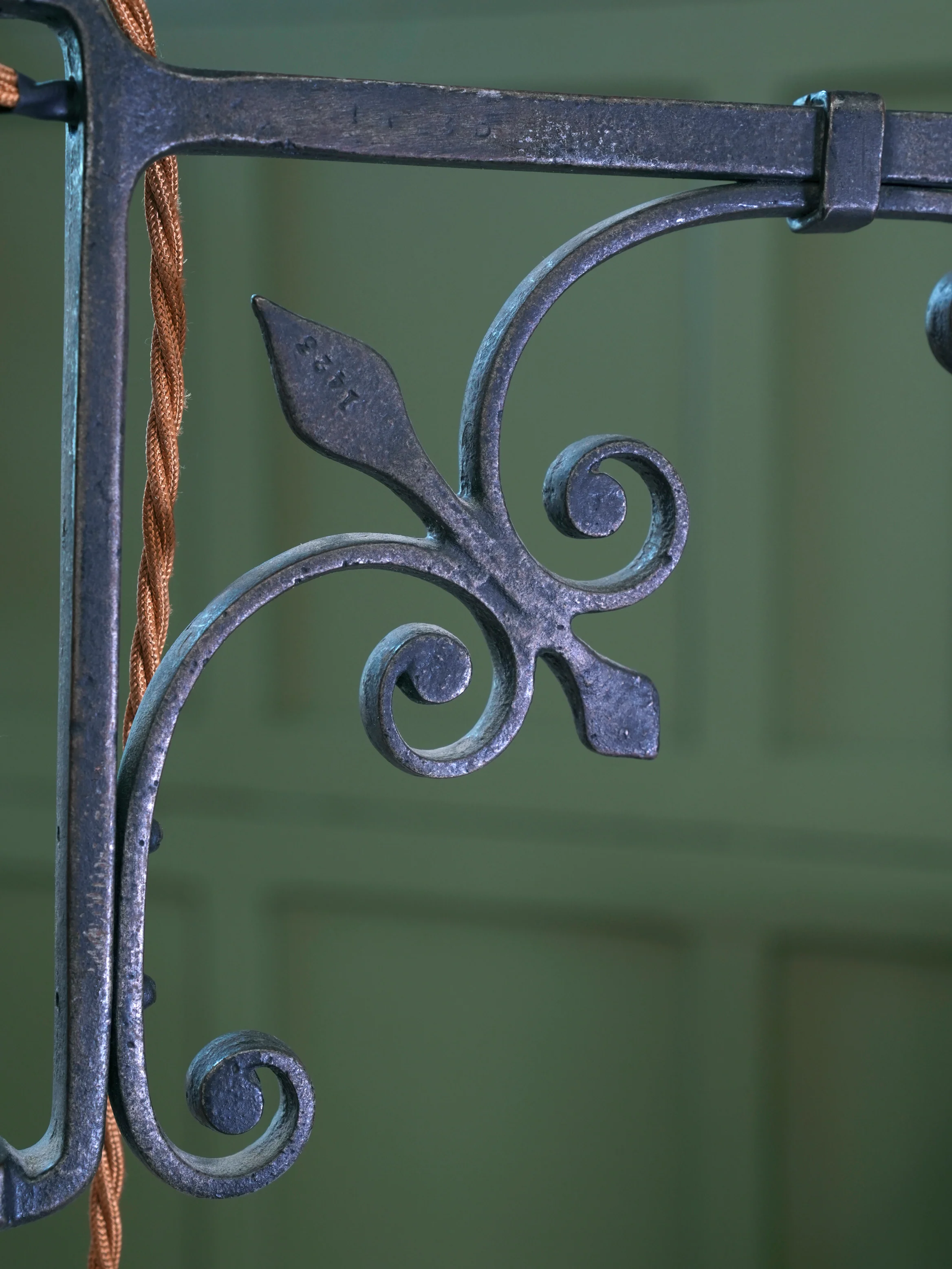 A Pair of Wrought Iron Floor Lamps - Image 8