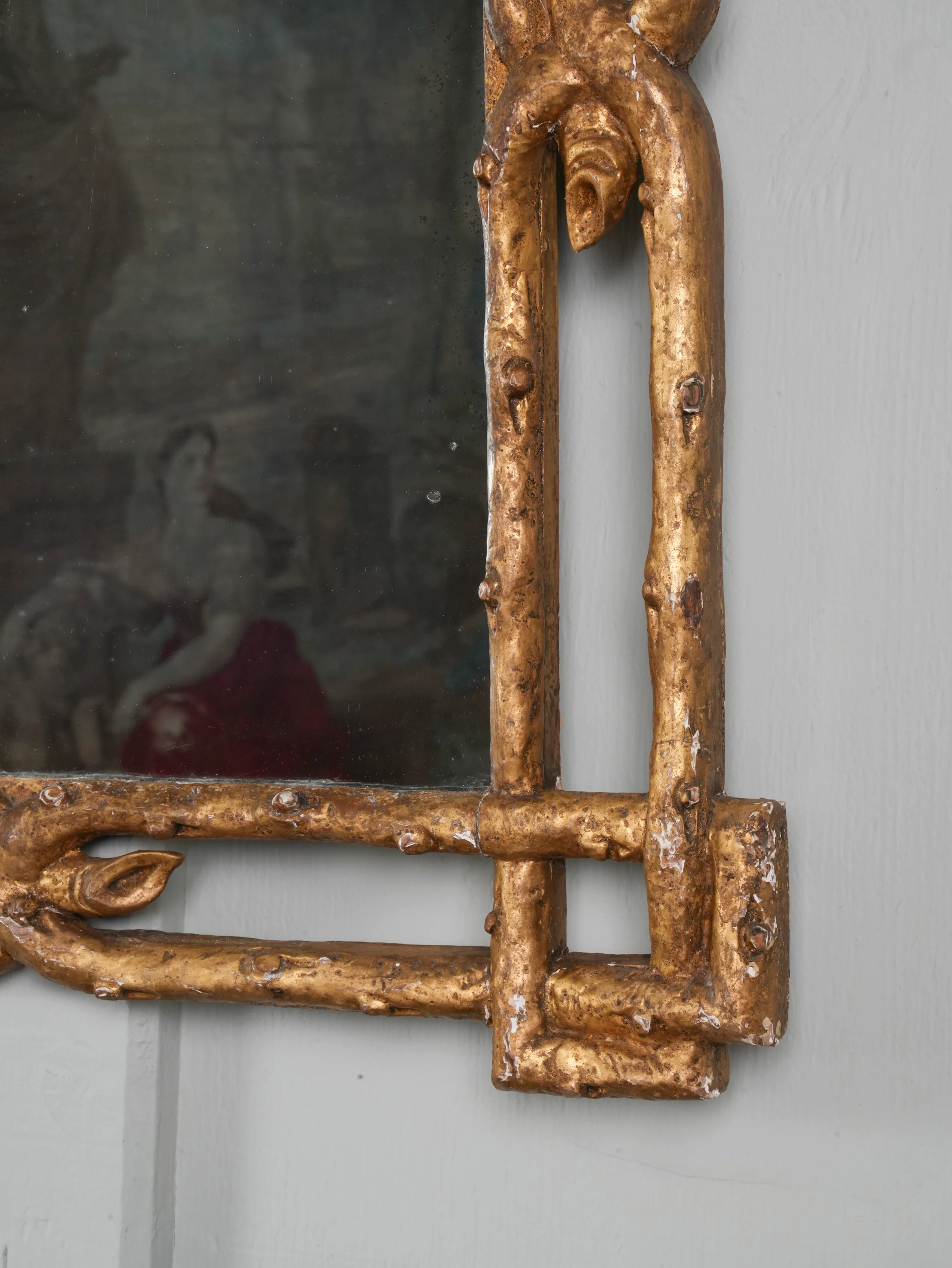 A 19th Century Giltwood & Gesso Mirror - Image 11