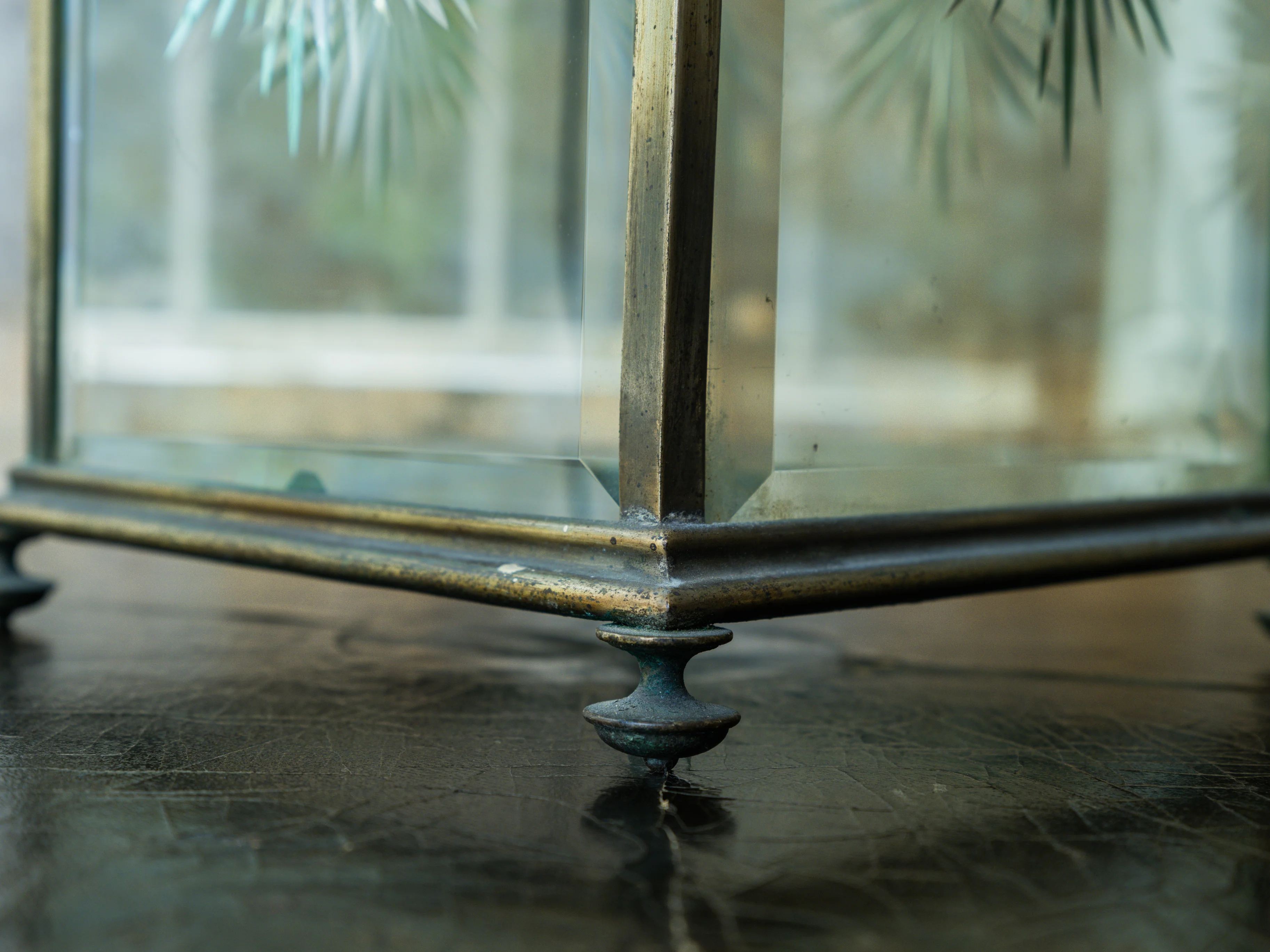 A Mid 19th Century Brass Hall Lantern - Image 3