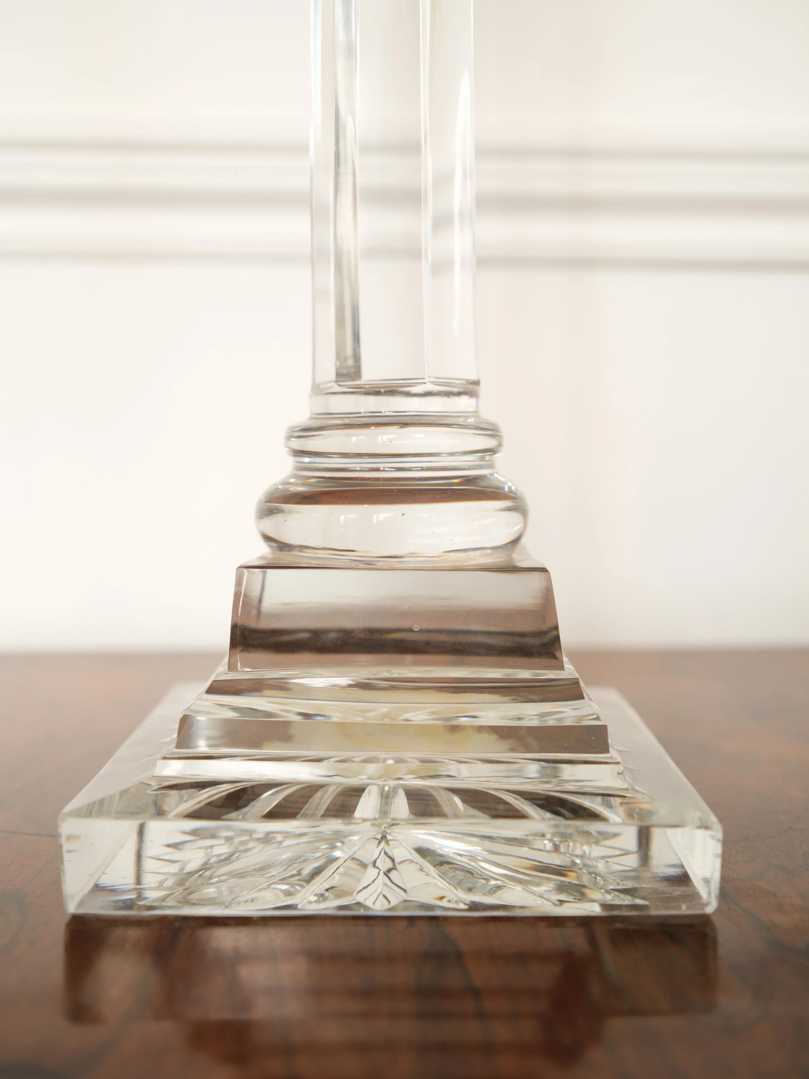 A Pair Of Crystal Oil Lamps by Hinks - Image 7